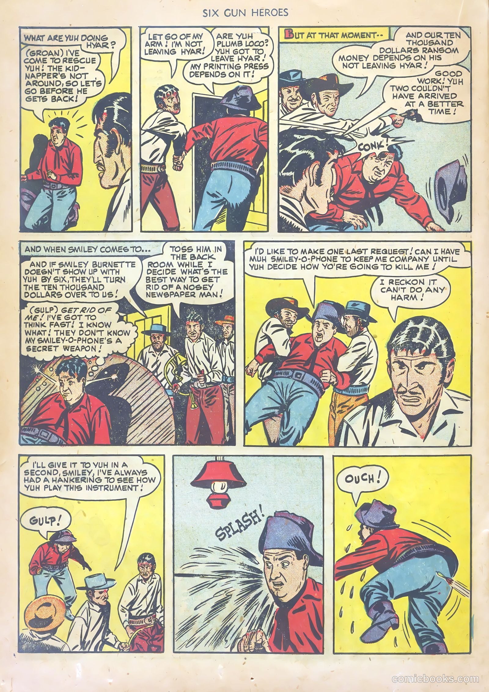 Six-Gun Heroes #1 (1950) — page 20 of 36