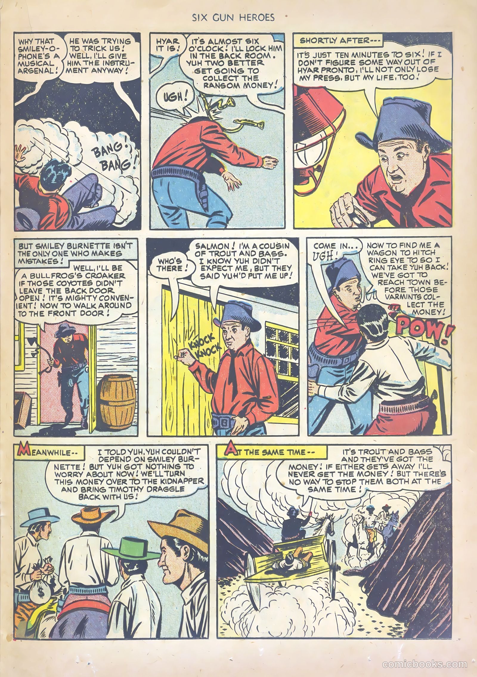 Six-Gun Heroes #1 (1950) — page 21 of 36