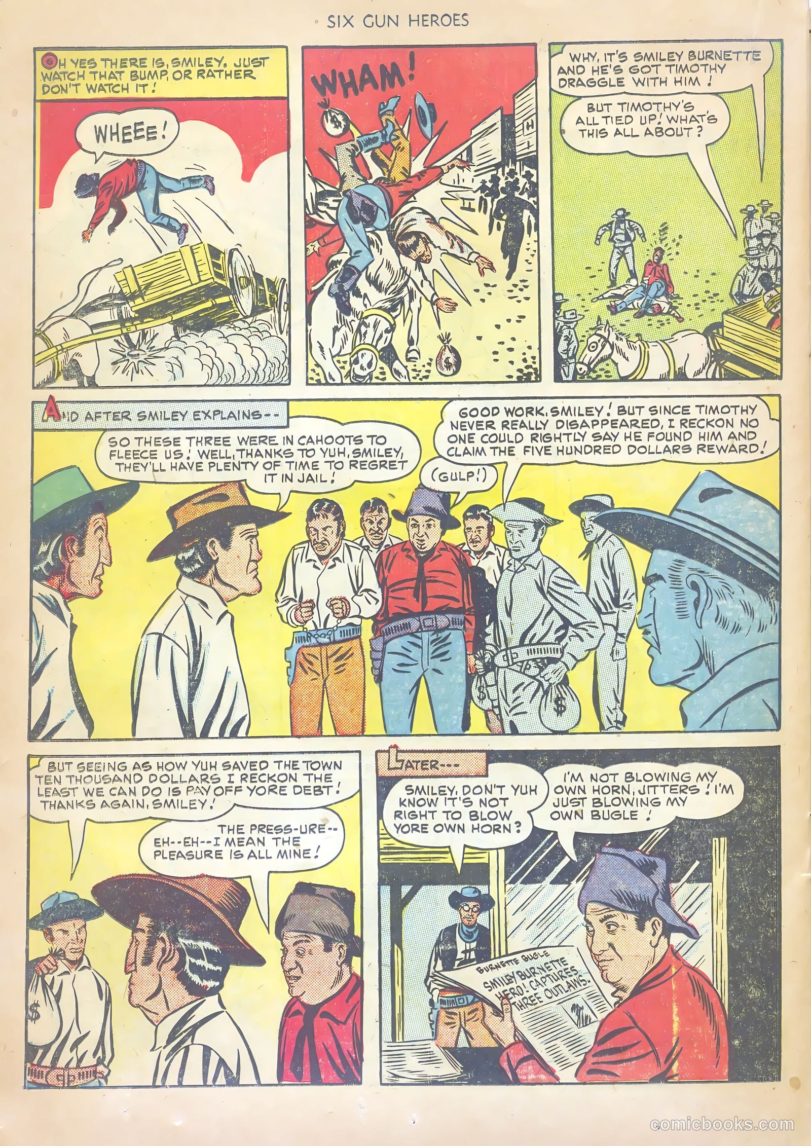 Six-Gun Heroes #1 (1950) — page 22 of 36