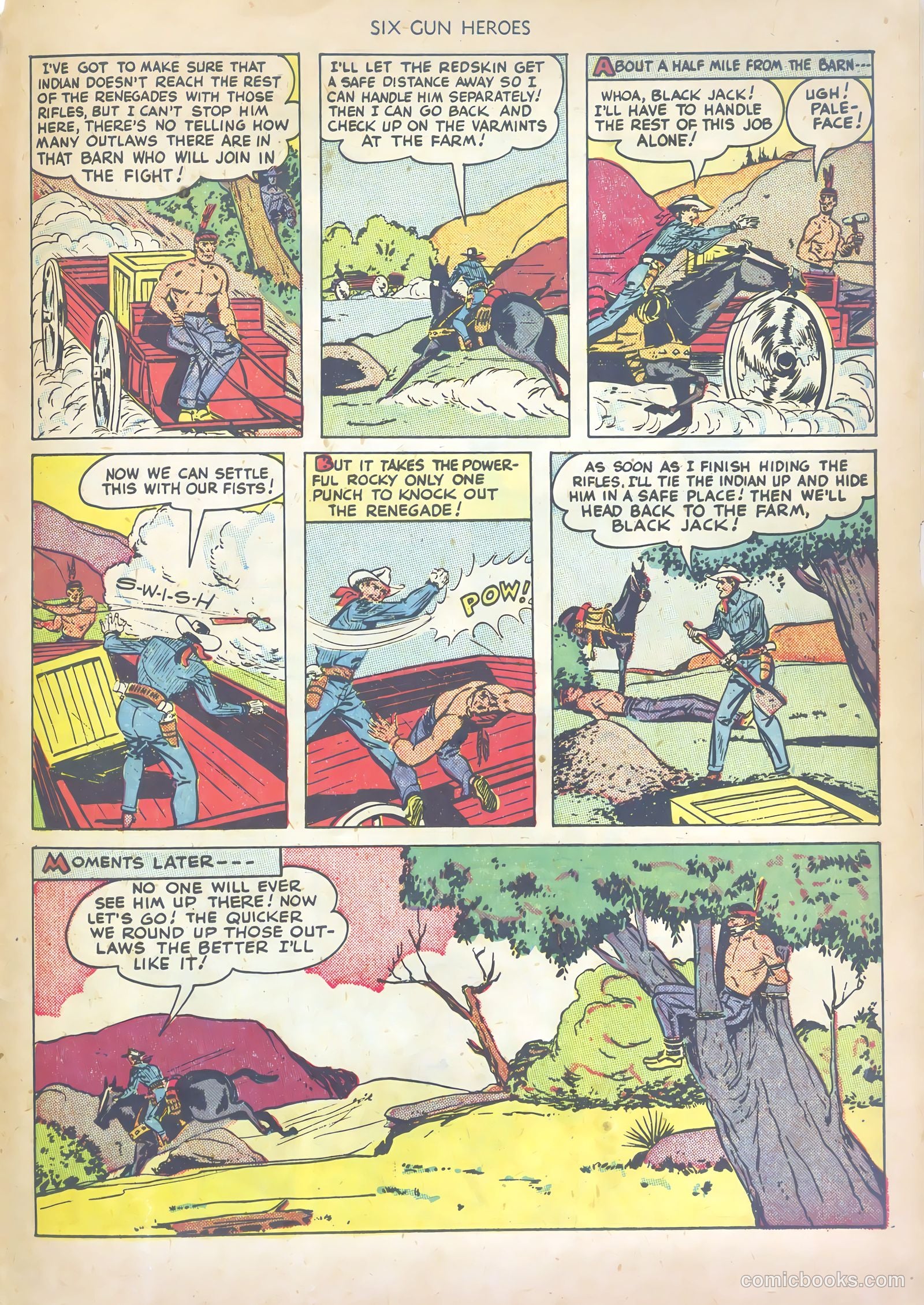 Six-Gun Heroes #1 (1950) — page 29 of 36