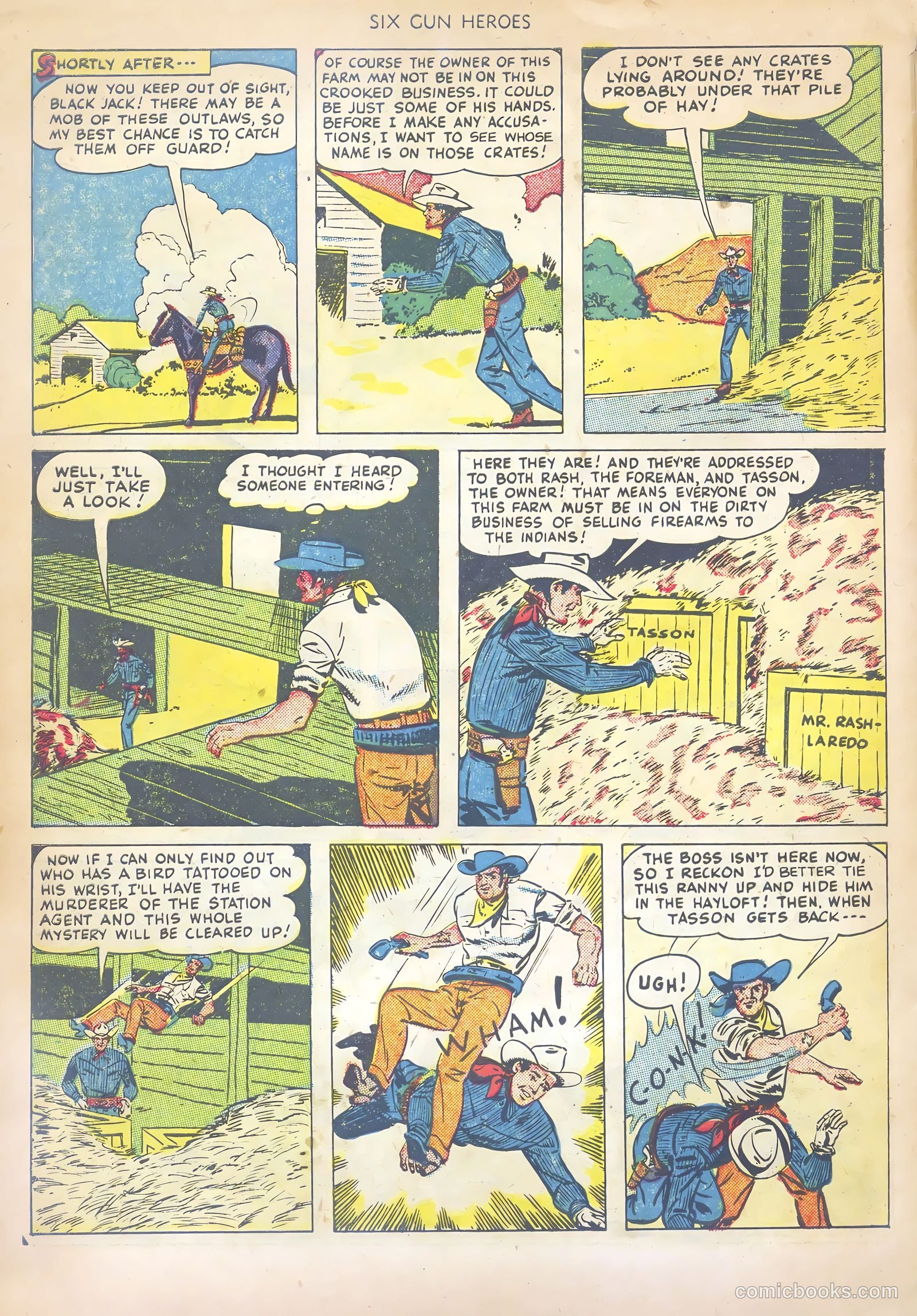 Six-Gun Heroes #1 (1950) — page 30 of 36