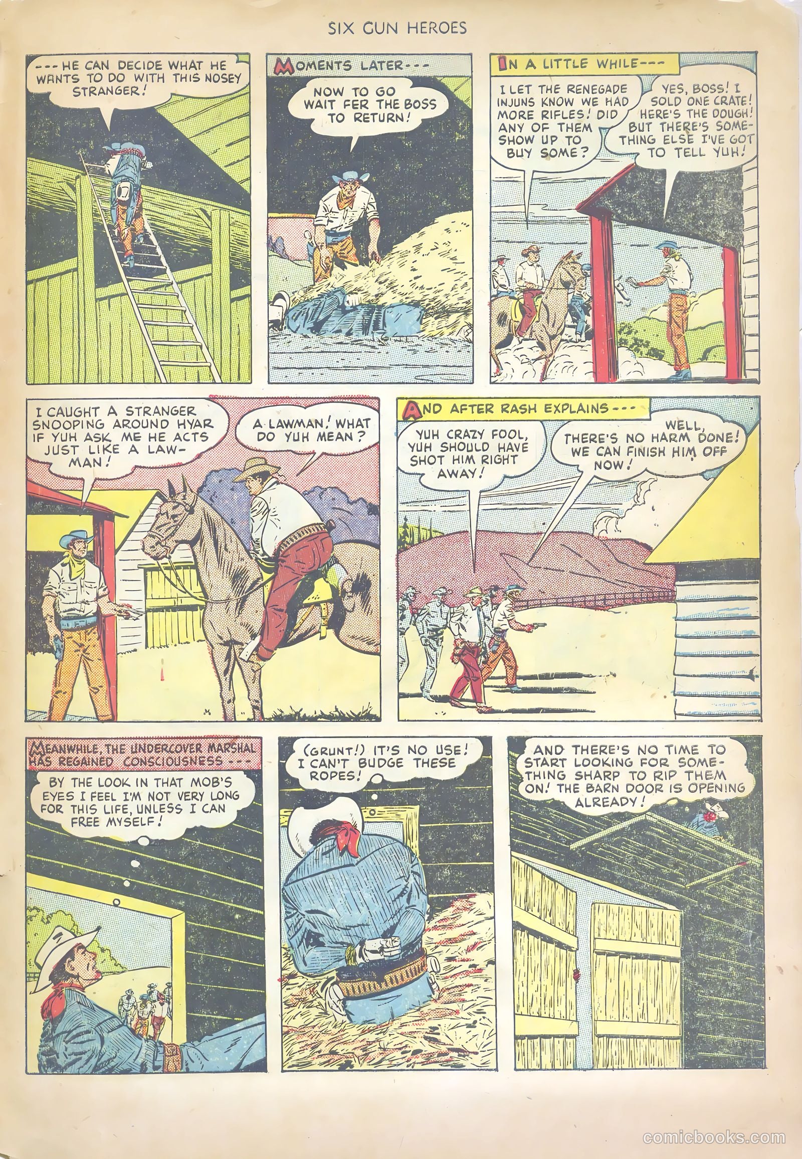 Six-Gun Heroes #1 (1950) — page 31 of 36