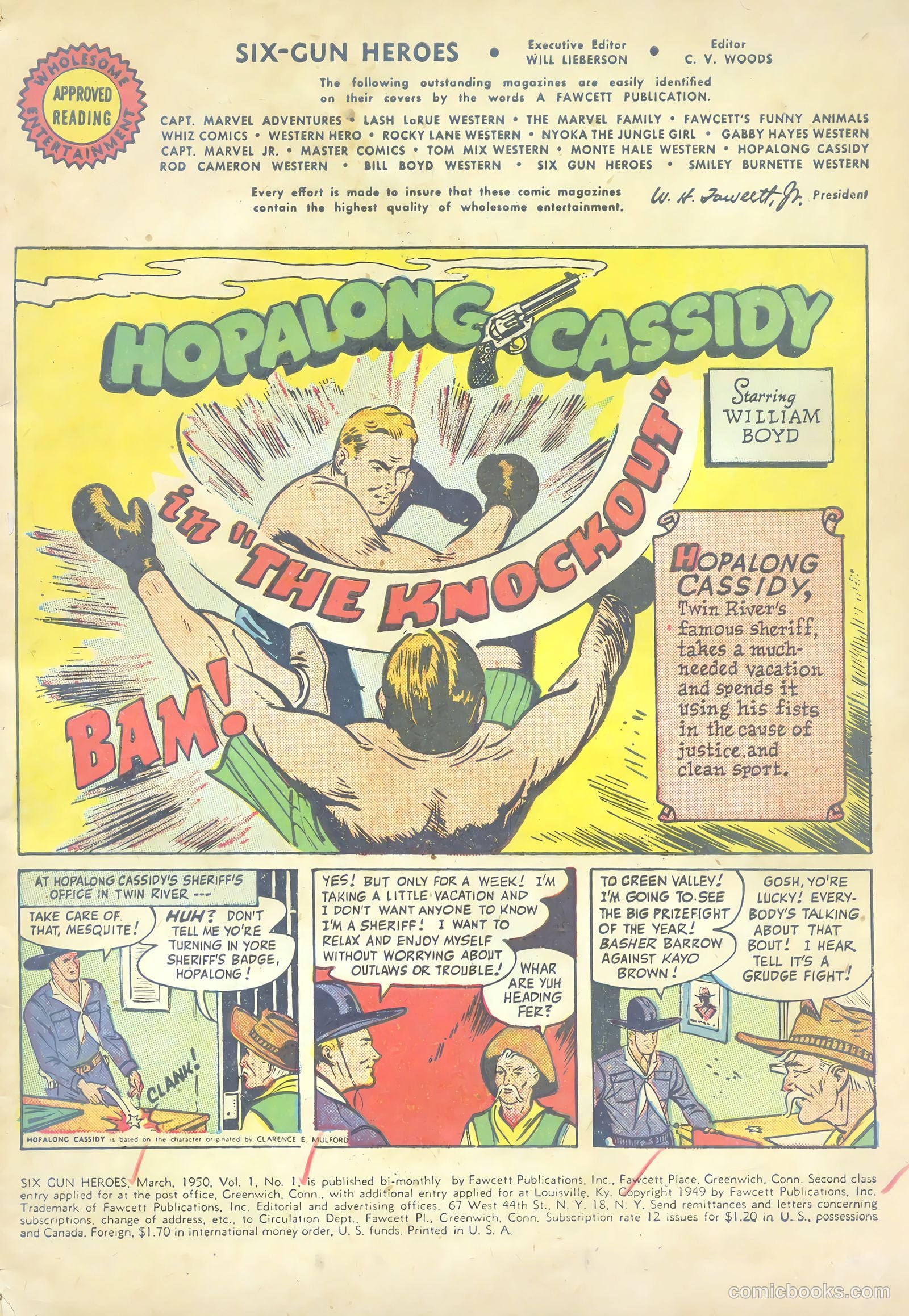 Six-Gun Heroes #1 (1950) — page 3 of 36