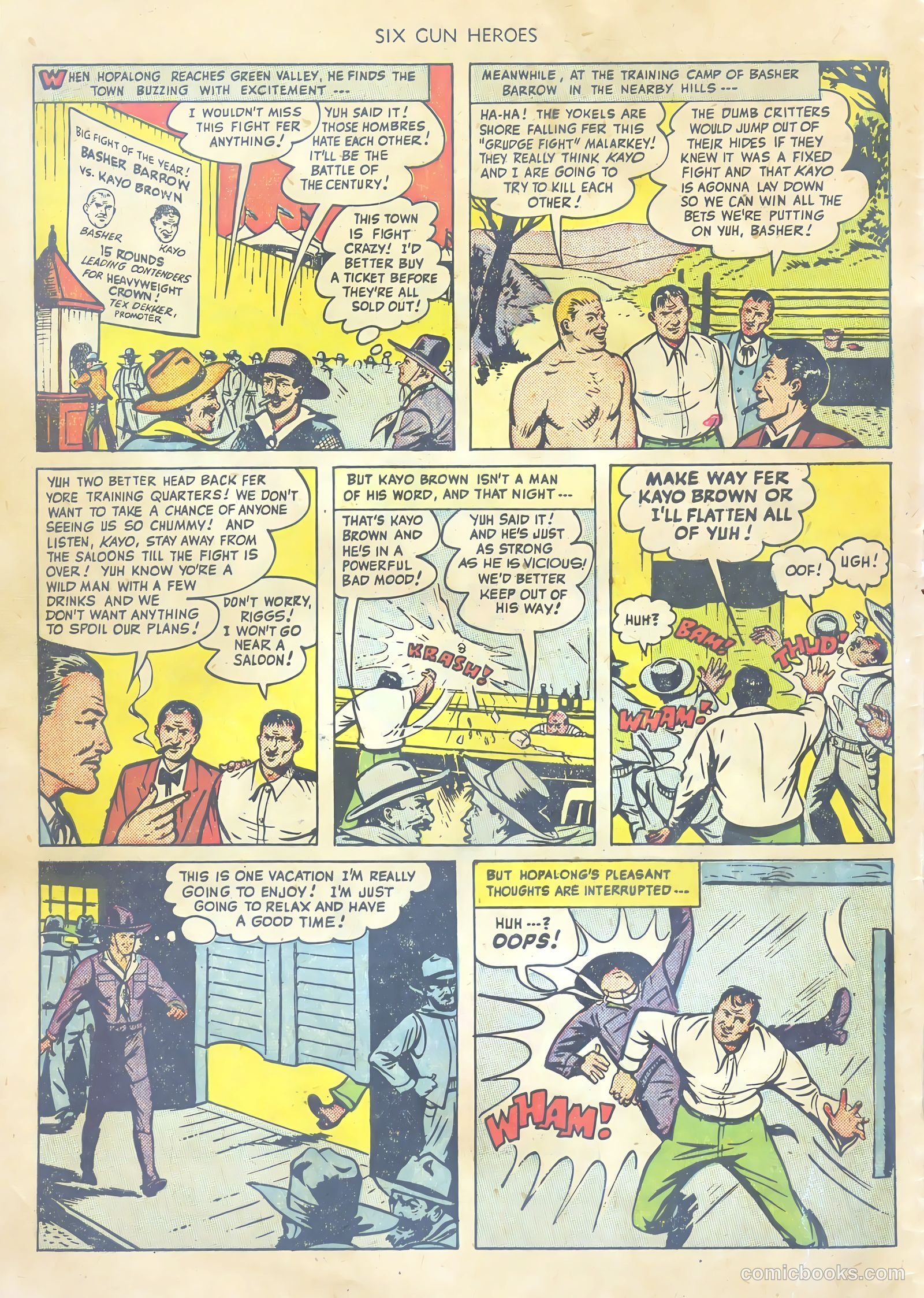 Six-Gun Heroes #1 (1950) — page 4 of 36