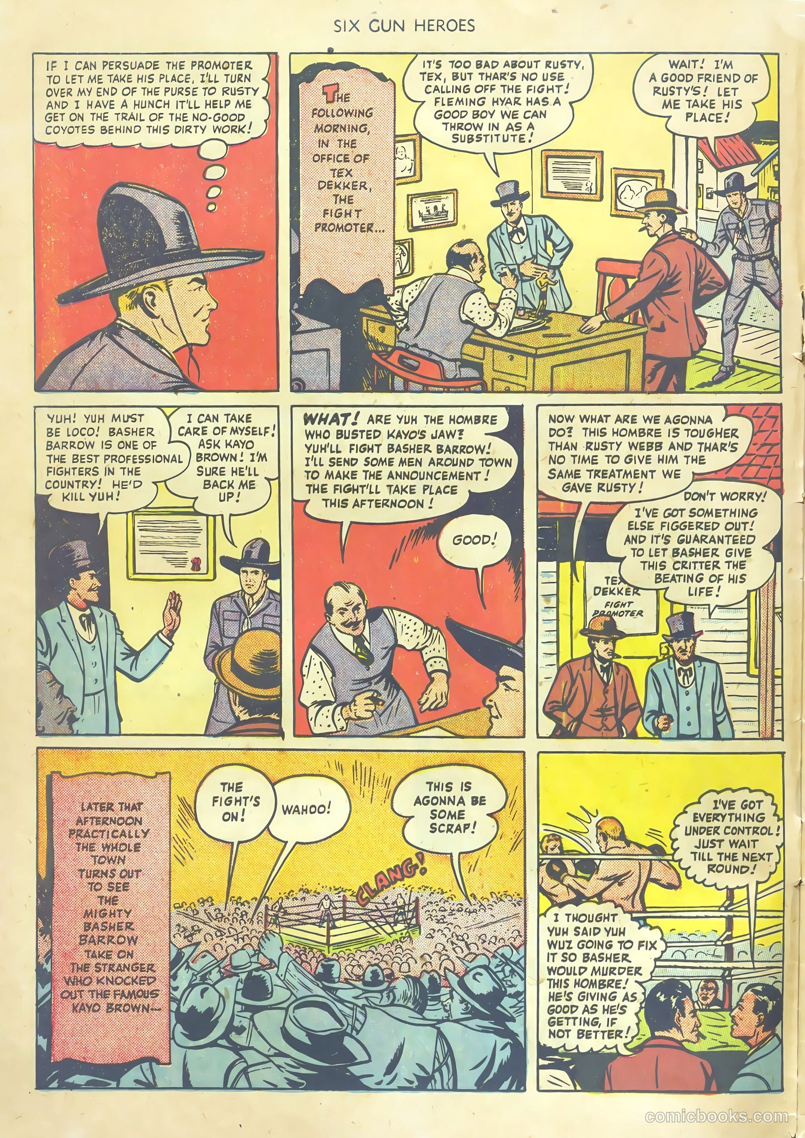 Six-Gun Heroes #1 (1950) — page 8 of 36