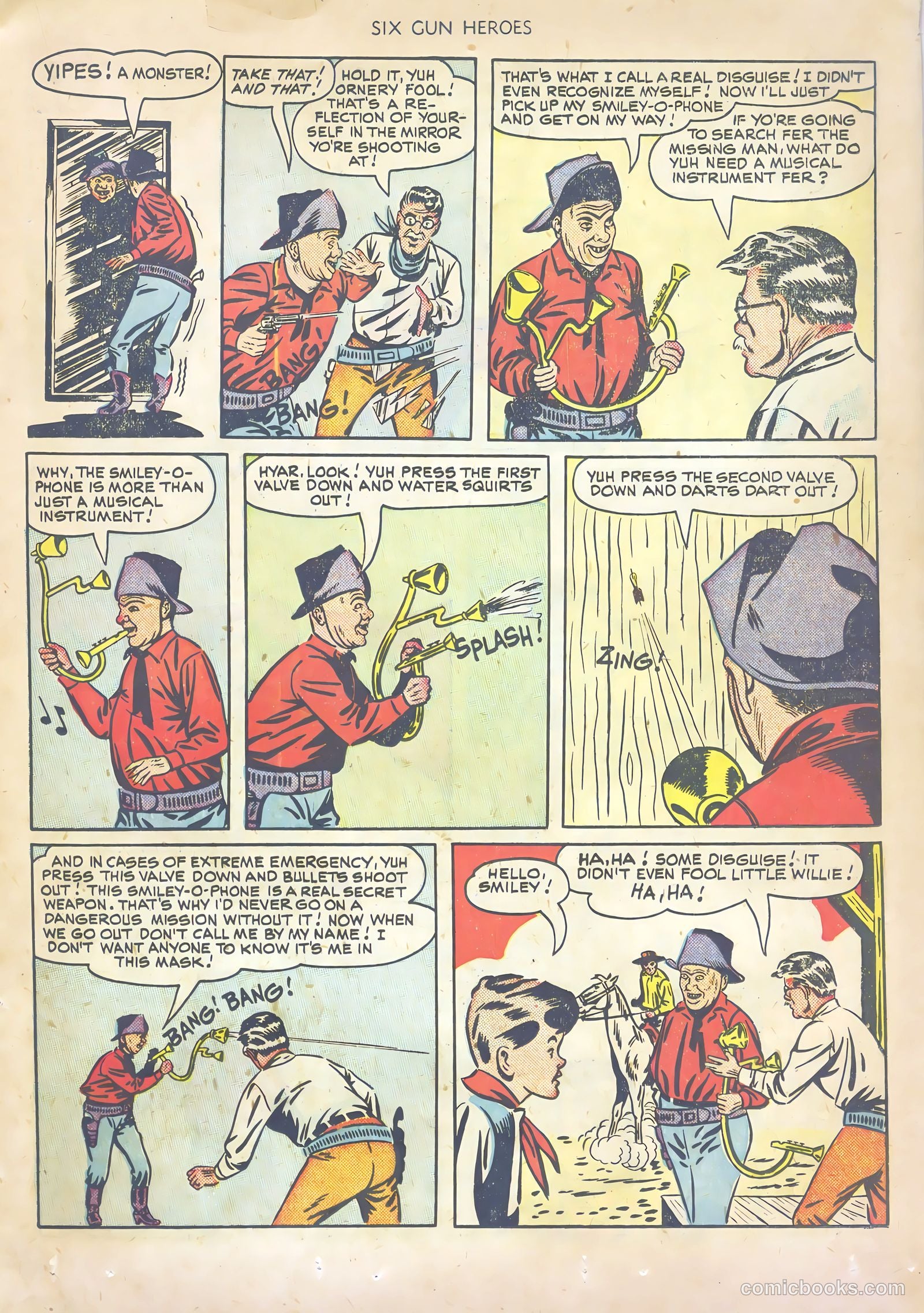 Six-Gun Heroes #1 (1950) — page 17 of 36