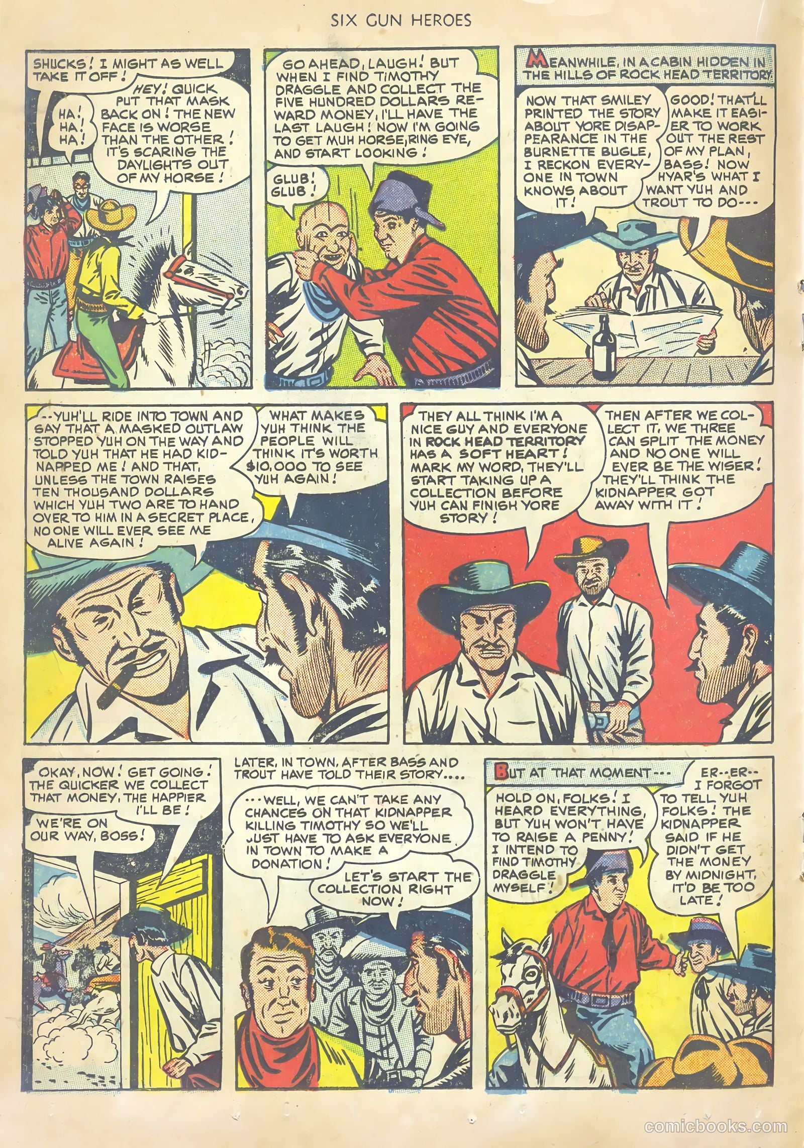 Six-Gun Heroes #1 (1950) — page 18 of 36