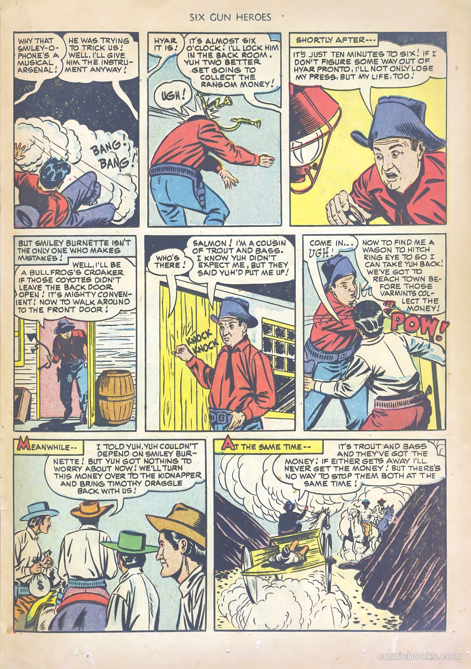 Six-Gun Heroes #1 (1950) — page 21 of 36