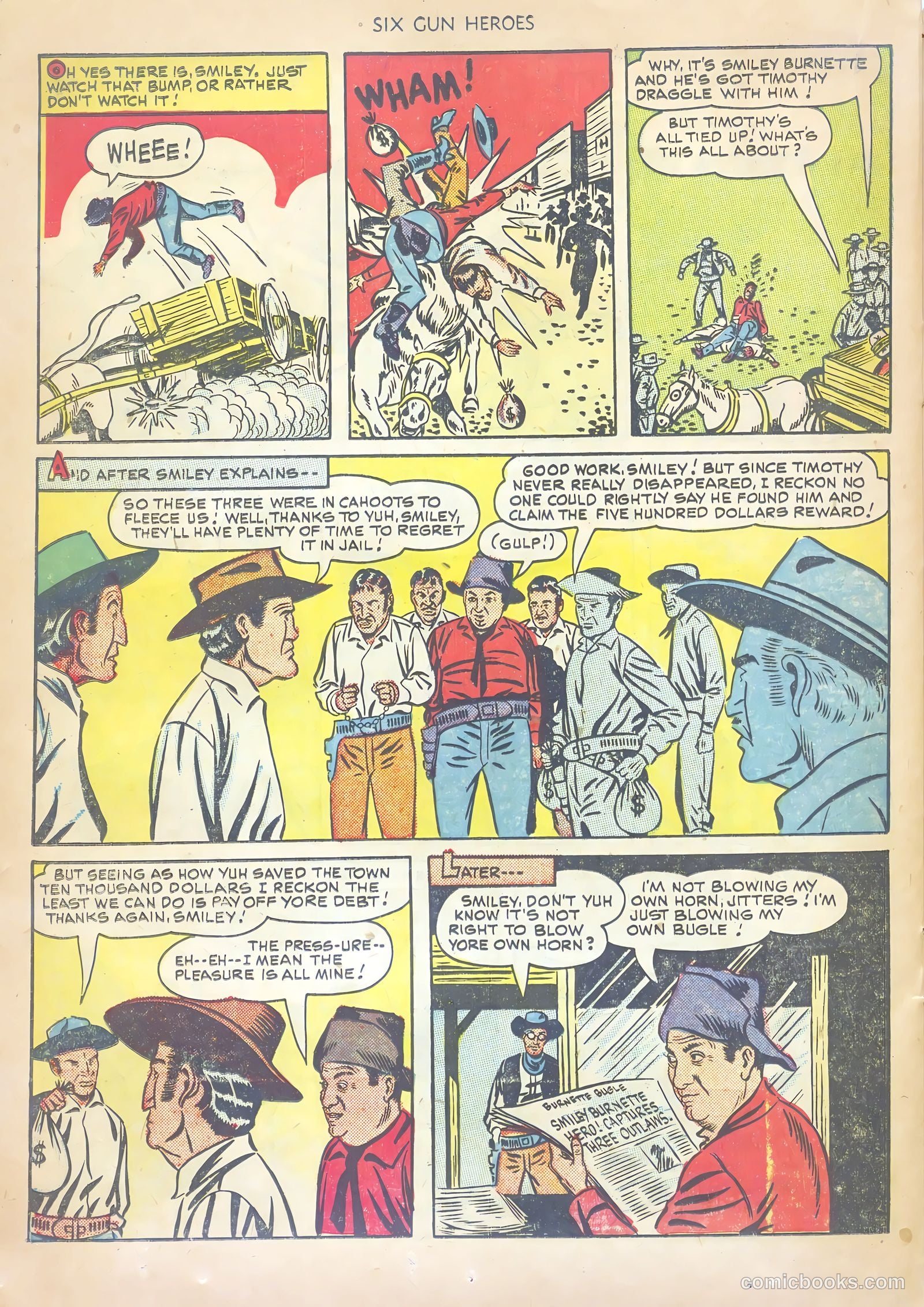 Six-Gun Heroes #1 (1950) — page 22 of 36
