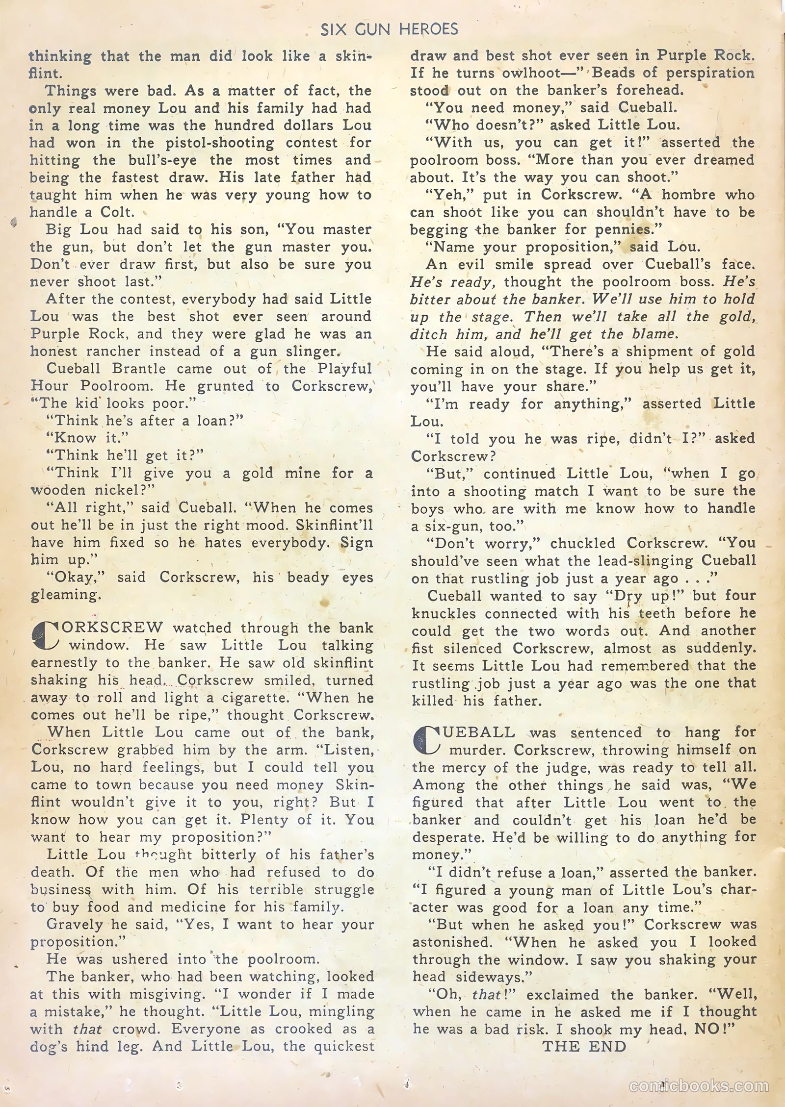 Six-Gun Heroes #1 (1950) — page 24 of 36