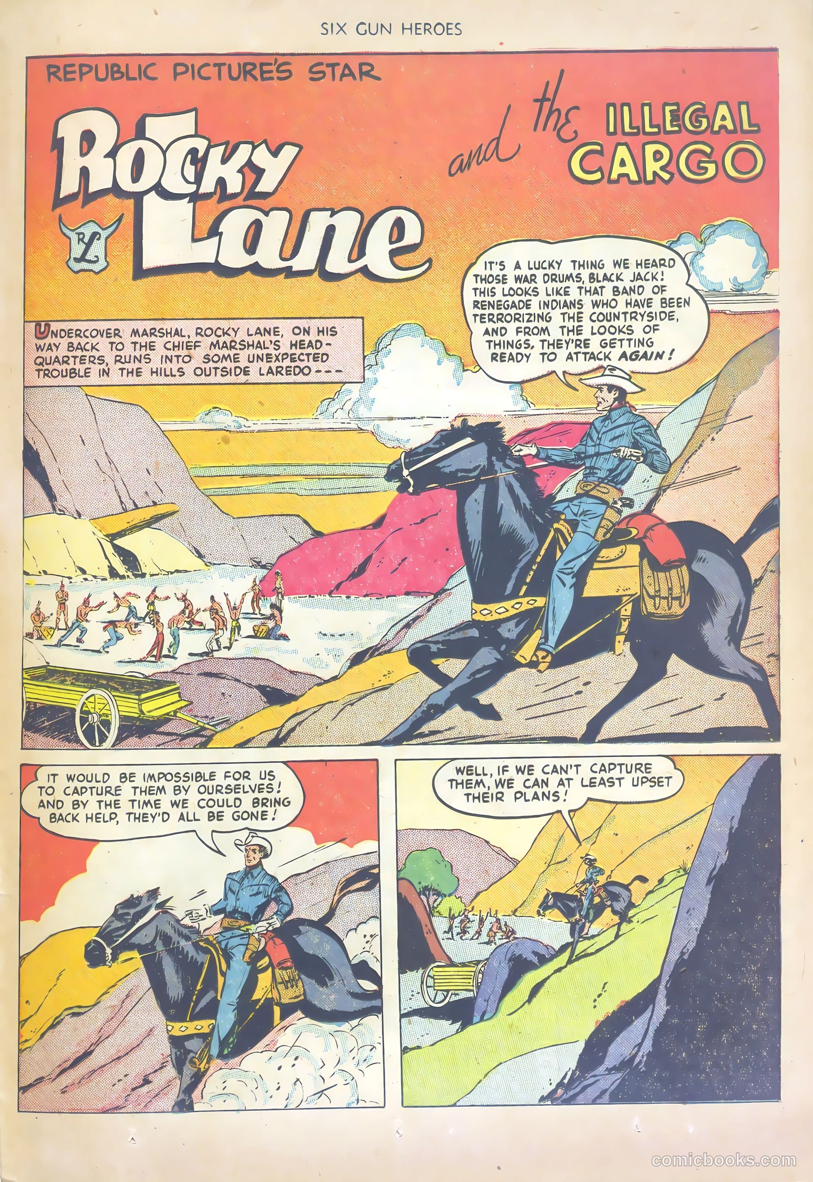 Six-Gun Heroes #1 (1950) — page 25 of 36