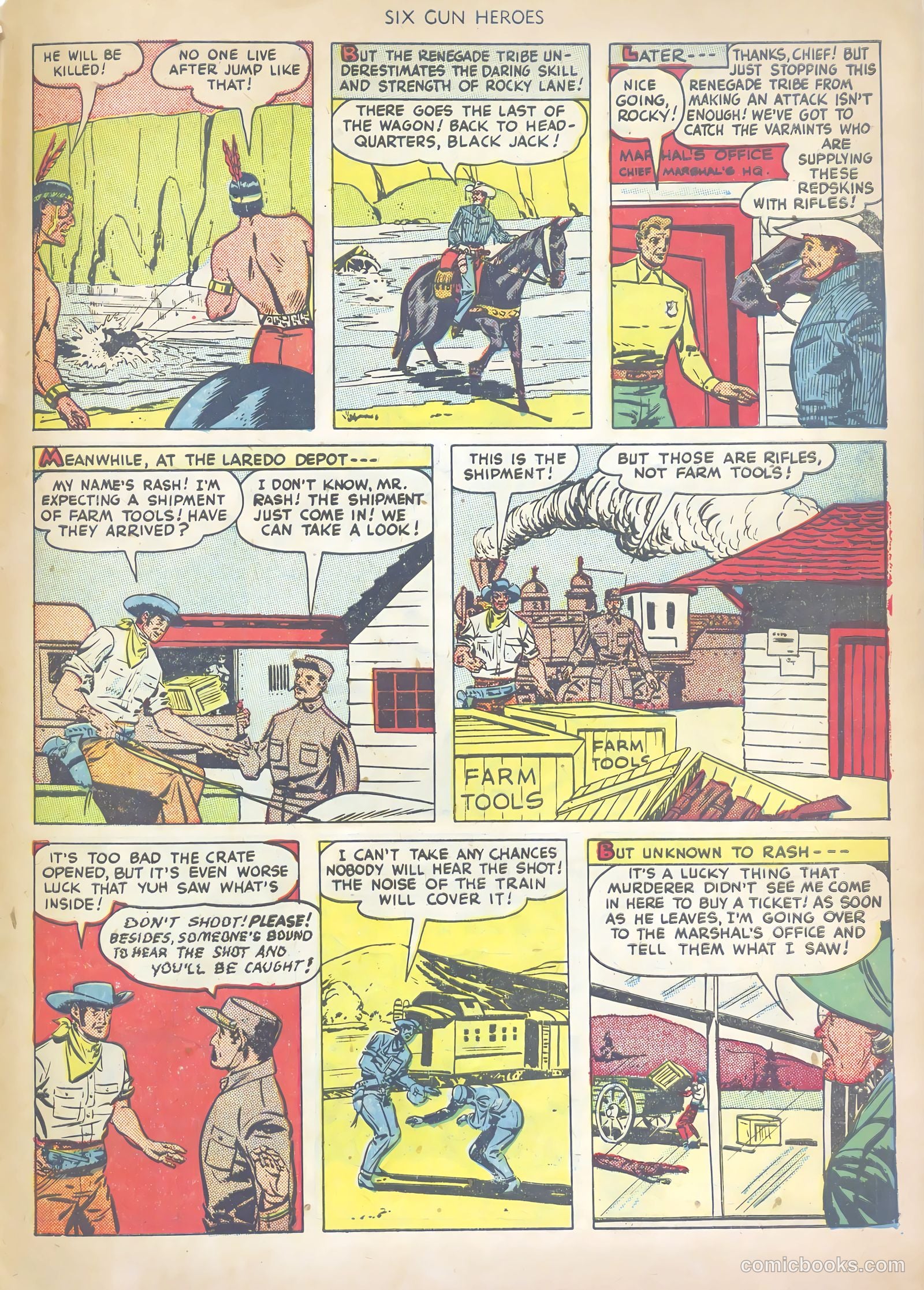 Six-Gun Heroes #1 (1950) — page 27 of 36