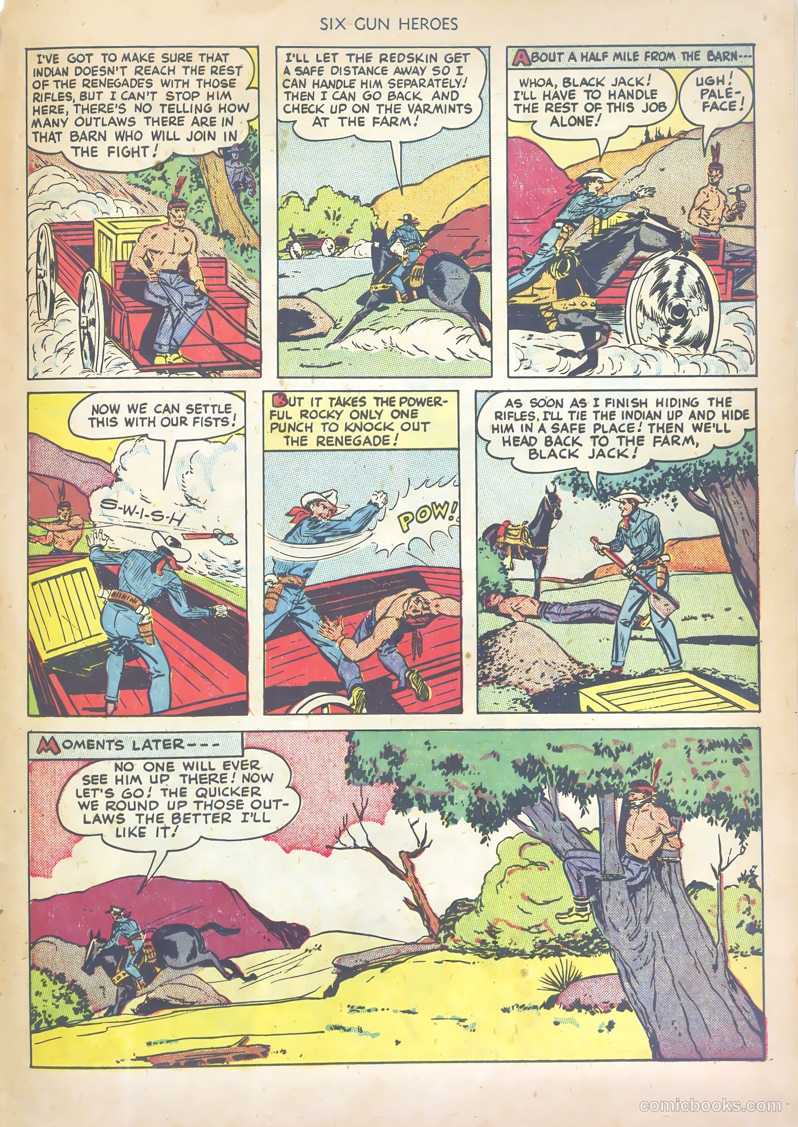 Six-Gun Heroes #1 (1950) — page 29 of 36
