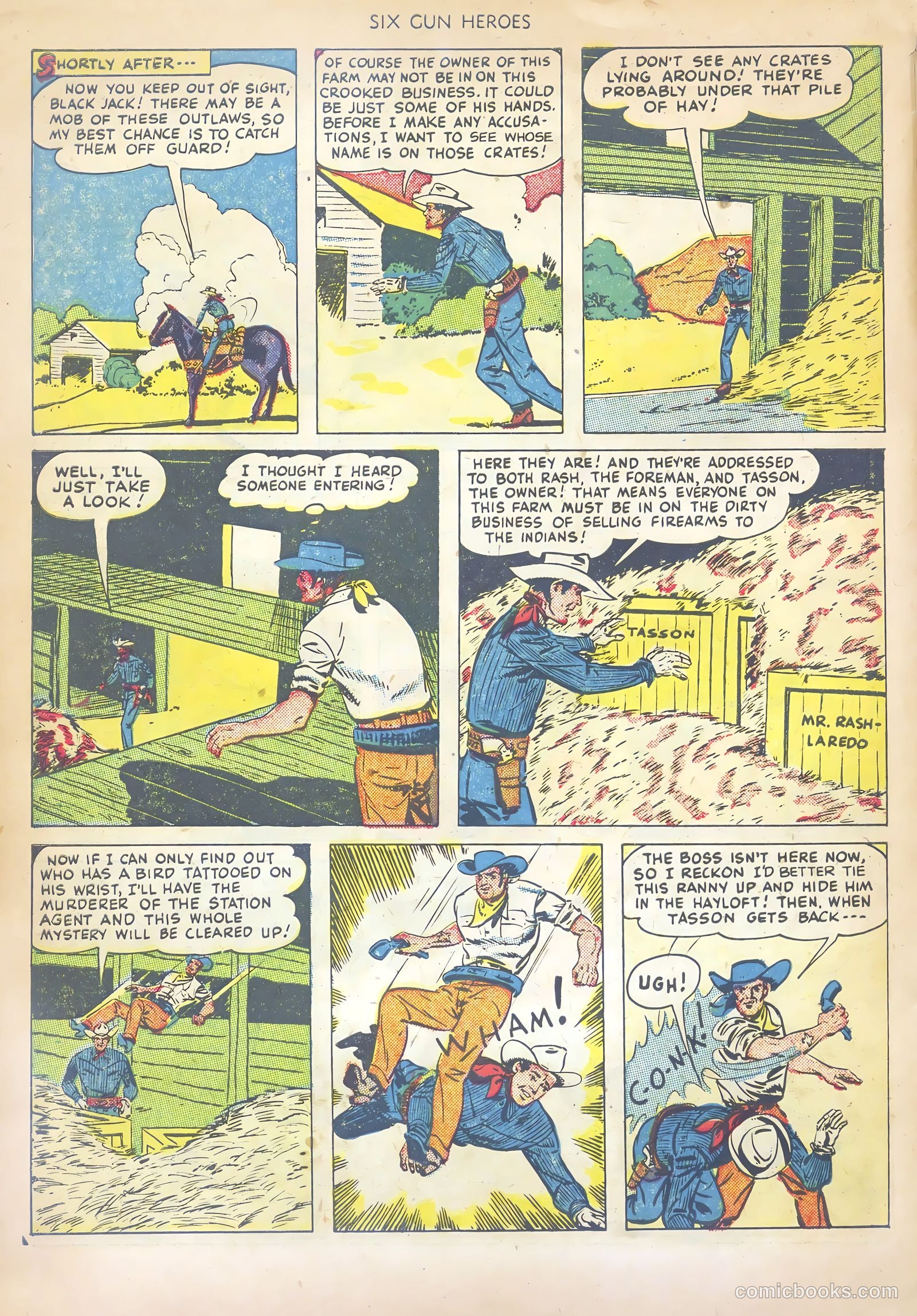 Six-Gun Heroes #1 (1950) — page 30 of 36