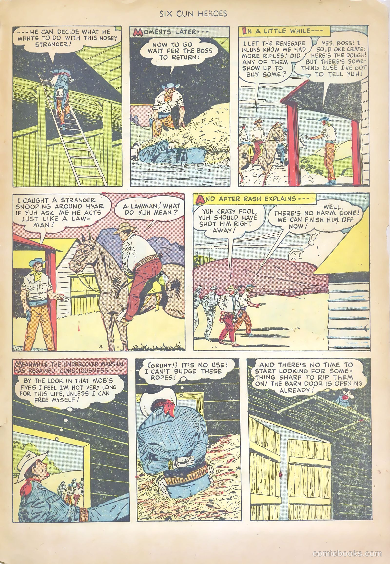 Six-Gun Heroes #1 (1950) — page 31 of 36