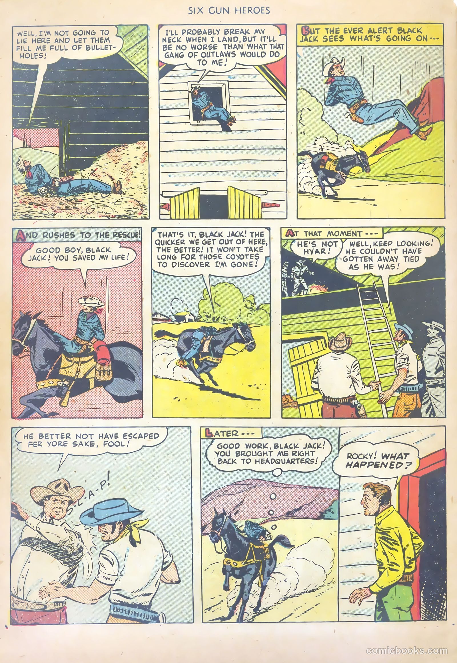 Six-Gun Heroes #1 (1950) — page 32 of 36