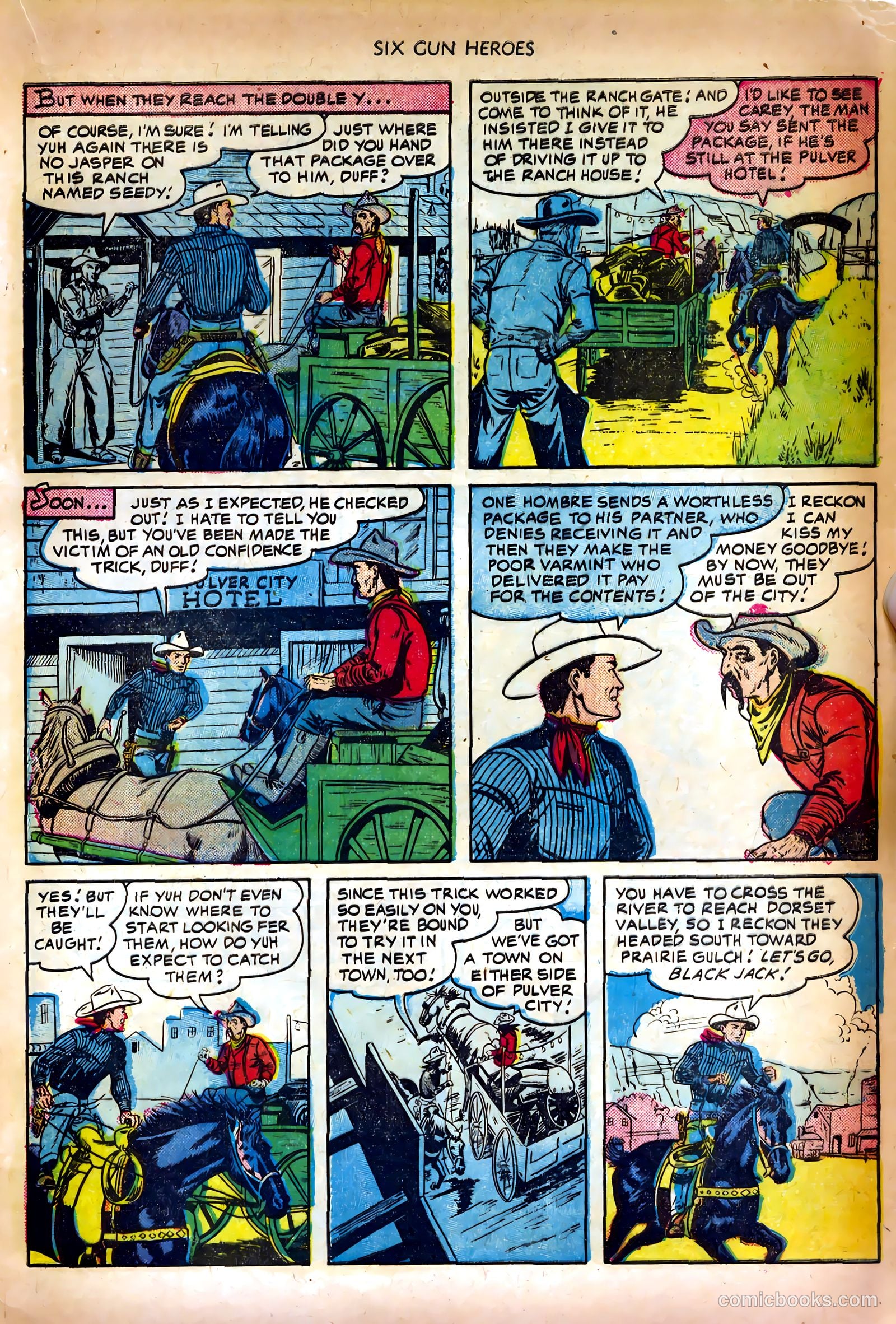 Six-Gun Heroes #10 (1951) — page 21 of 36