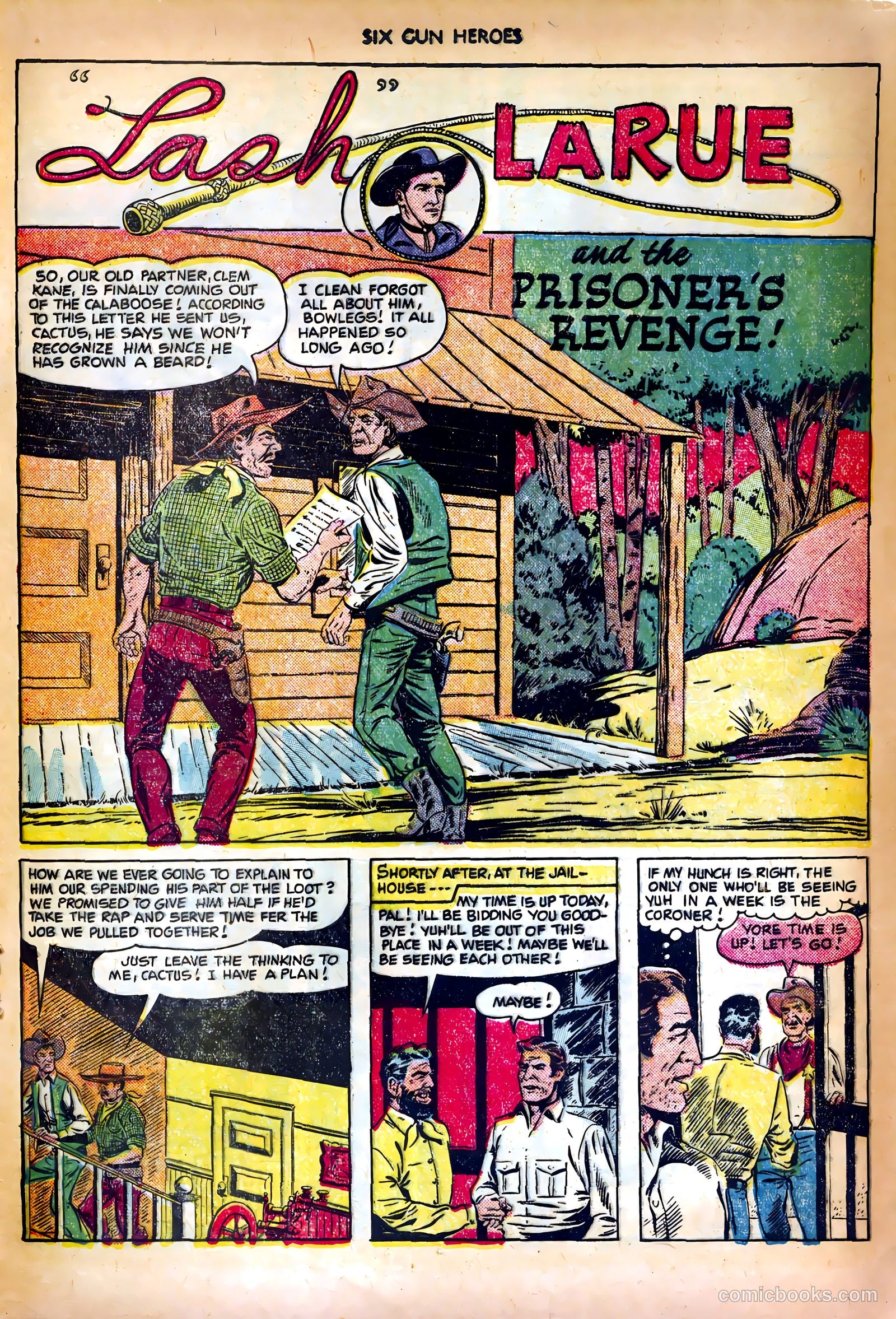 Six-Gun Heroes #10 (1951) — page 25 of 36