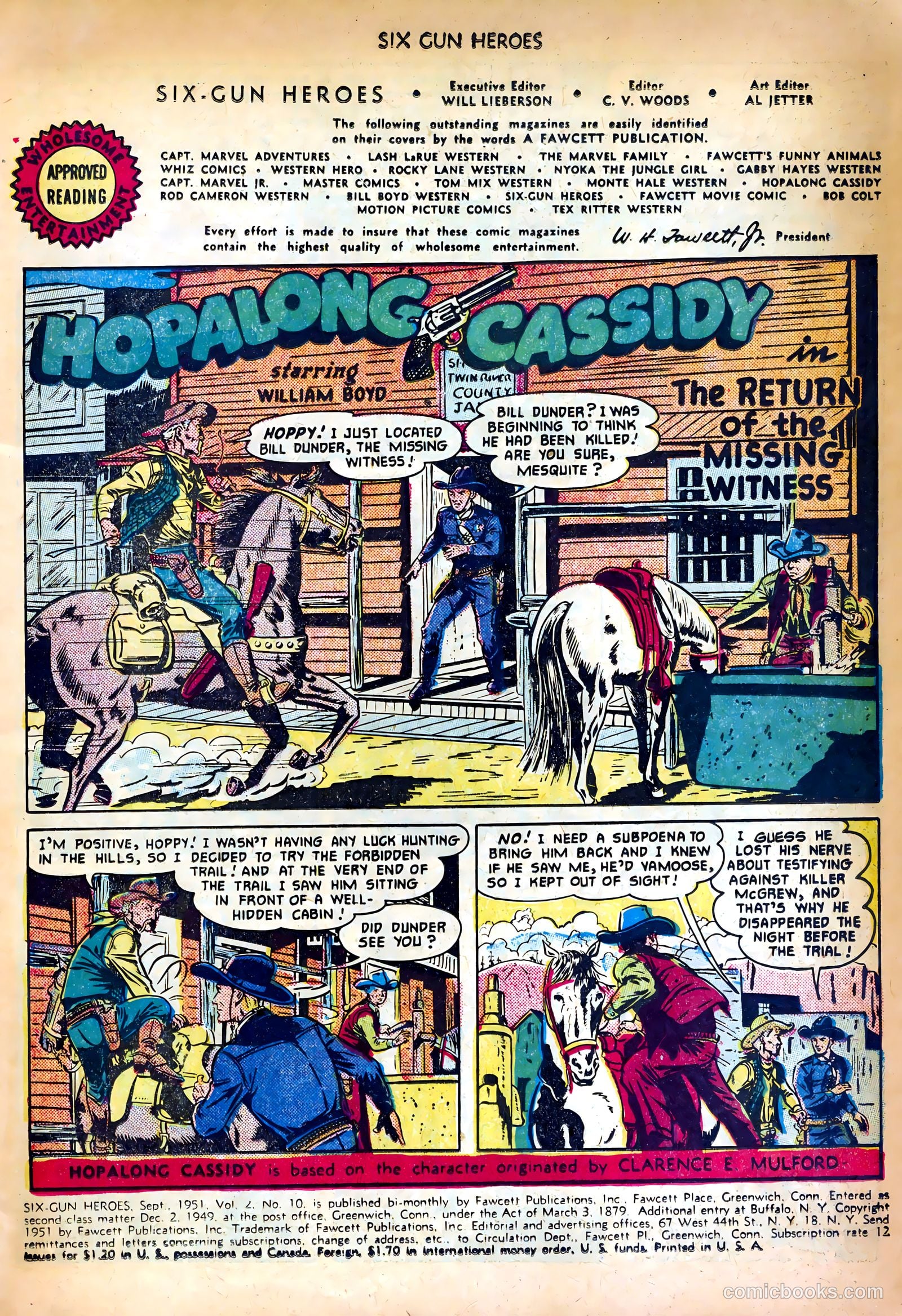 Six-Gun Heroes #10 (1951) — page 3 of 36