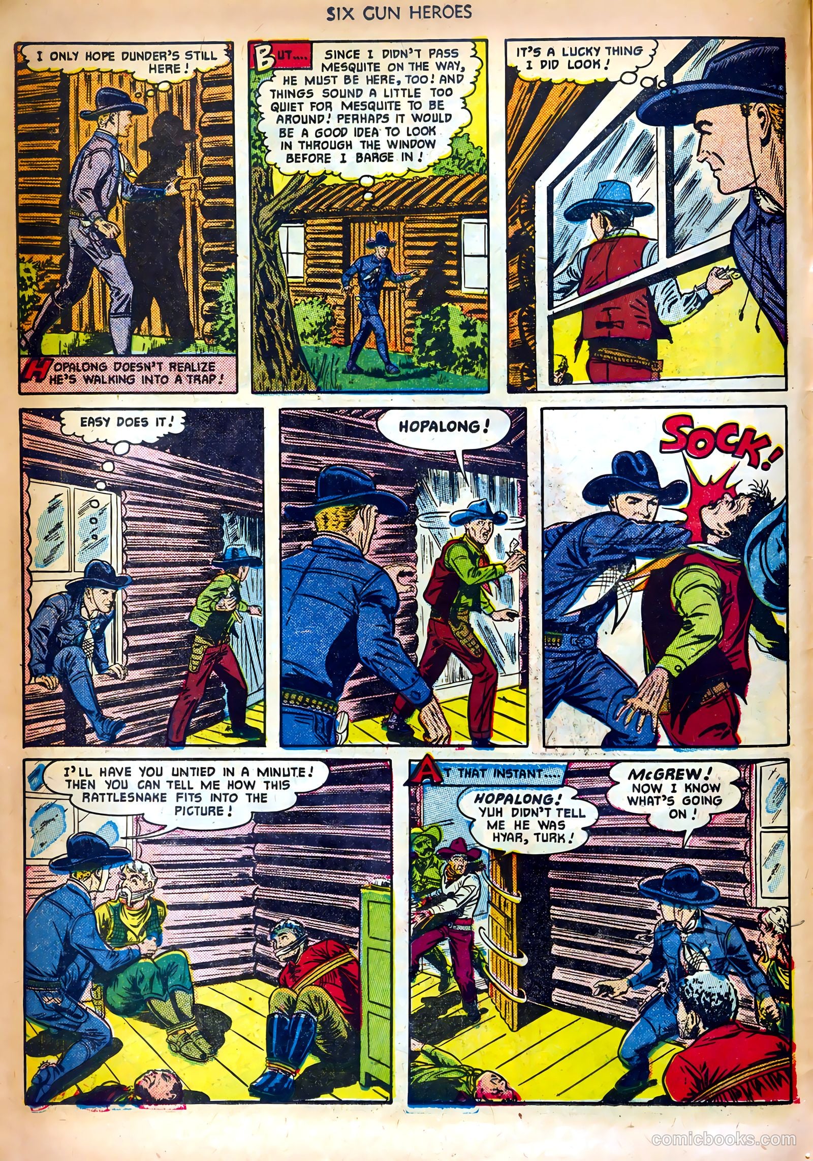 Six-Gun Heroes #10 (1951) — page 6 of 36