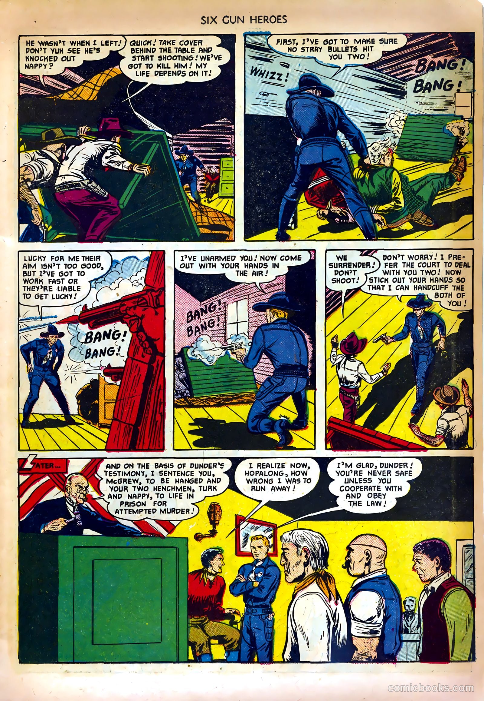 Six-Gun Heroes #10 (1951) — page 7 of 36