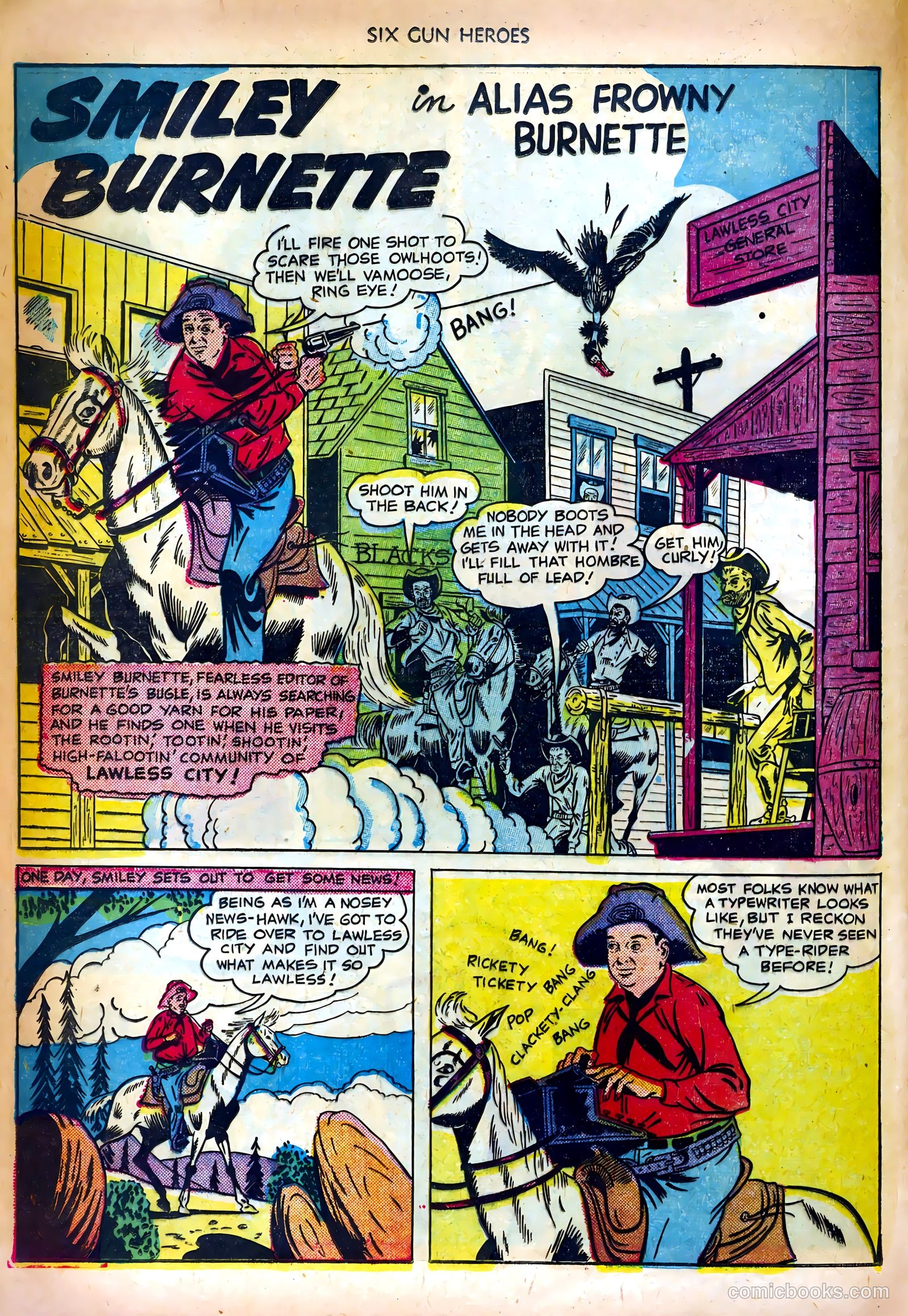 Six-Gun Heroes #10 (1951) — page 8 of 36