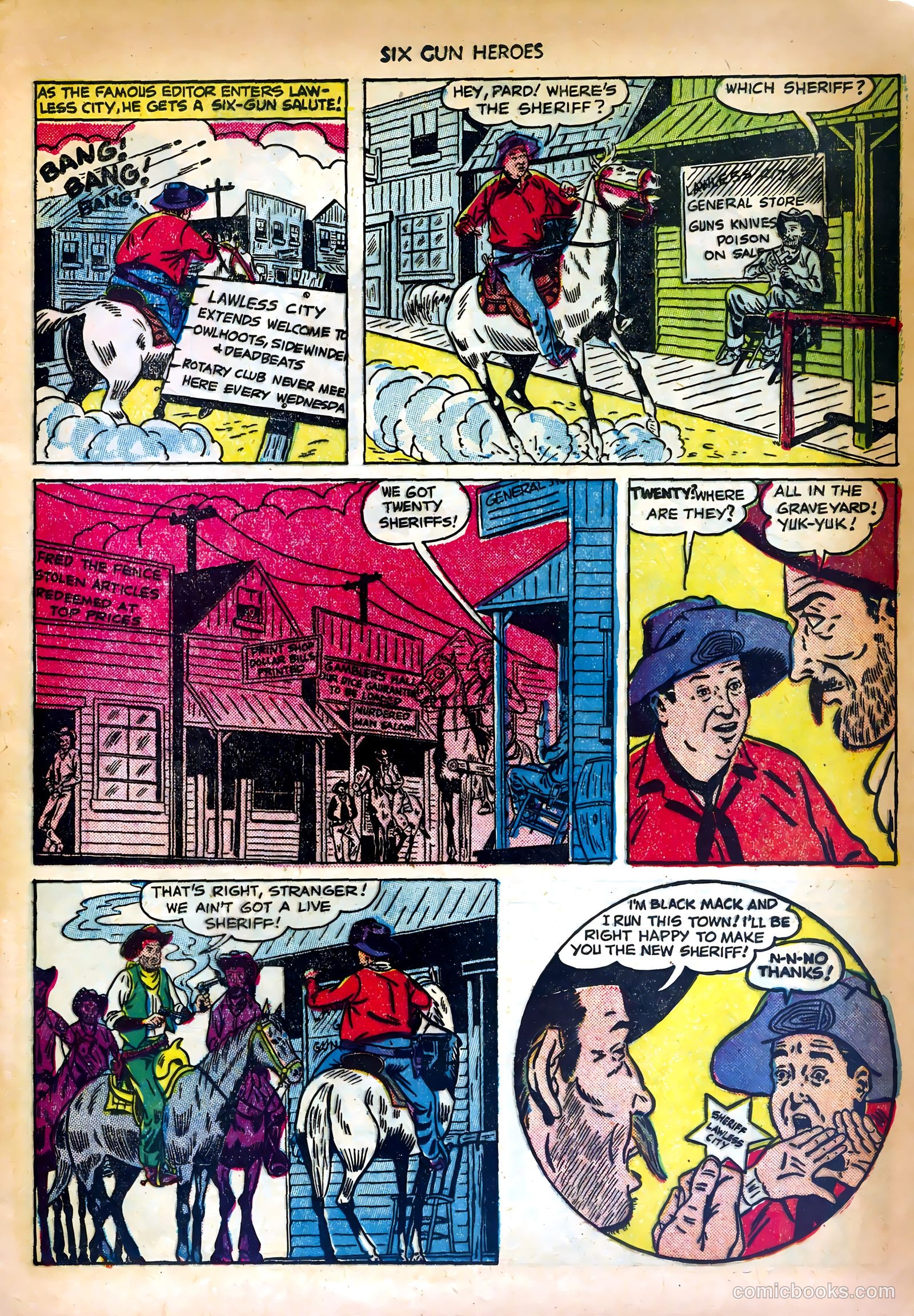 Six-Gun Heroes #10 (1951) — page 9 of 36