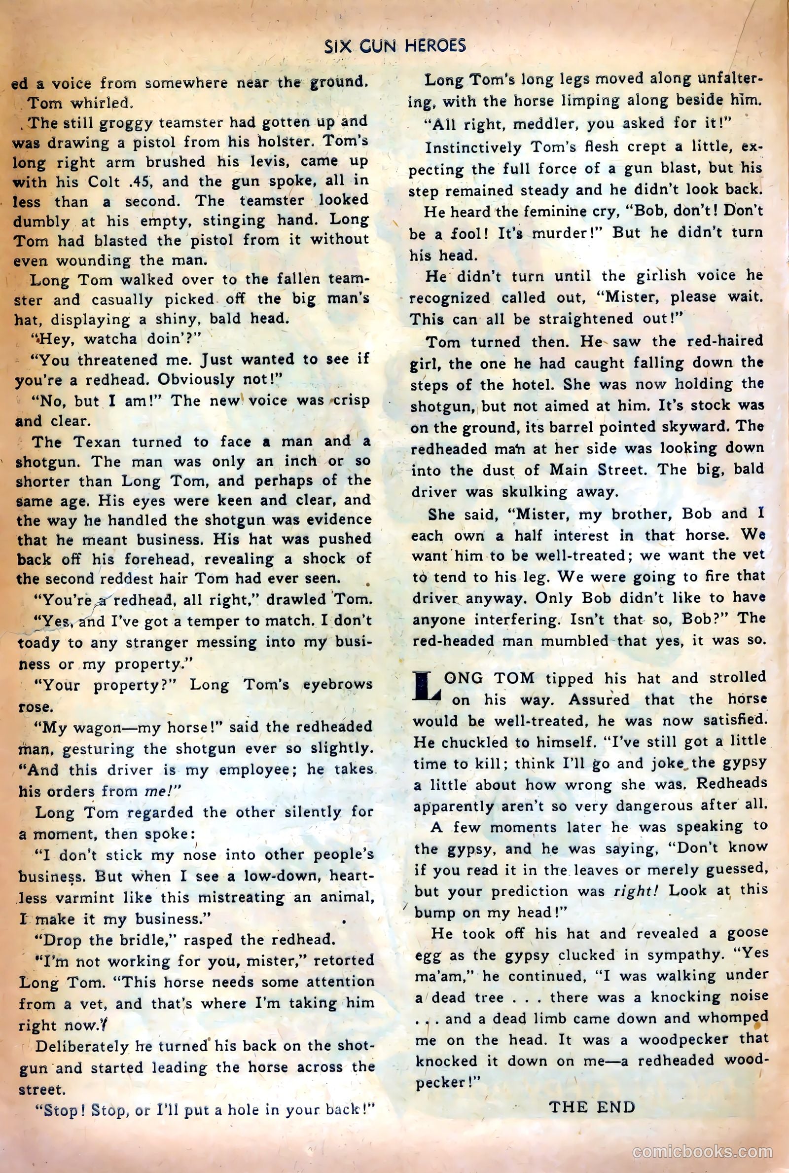 Six-Gun Heroes #10 (1951) — page 16 of 36