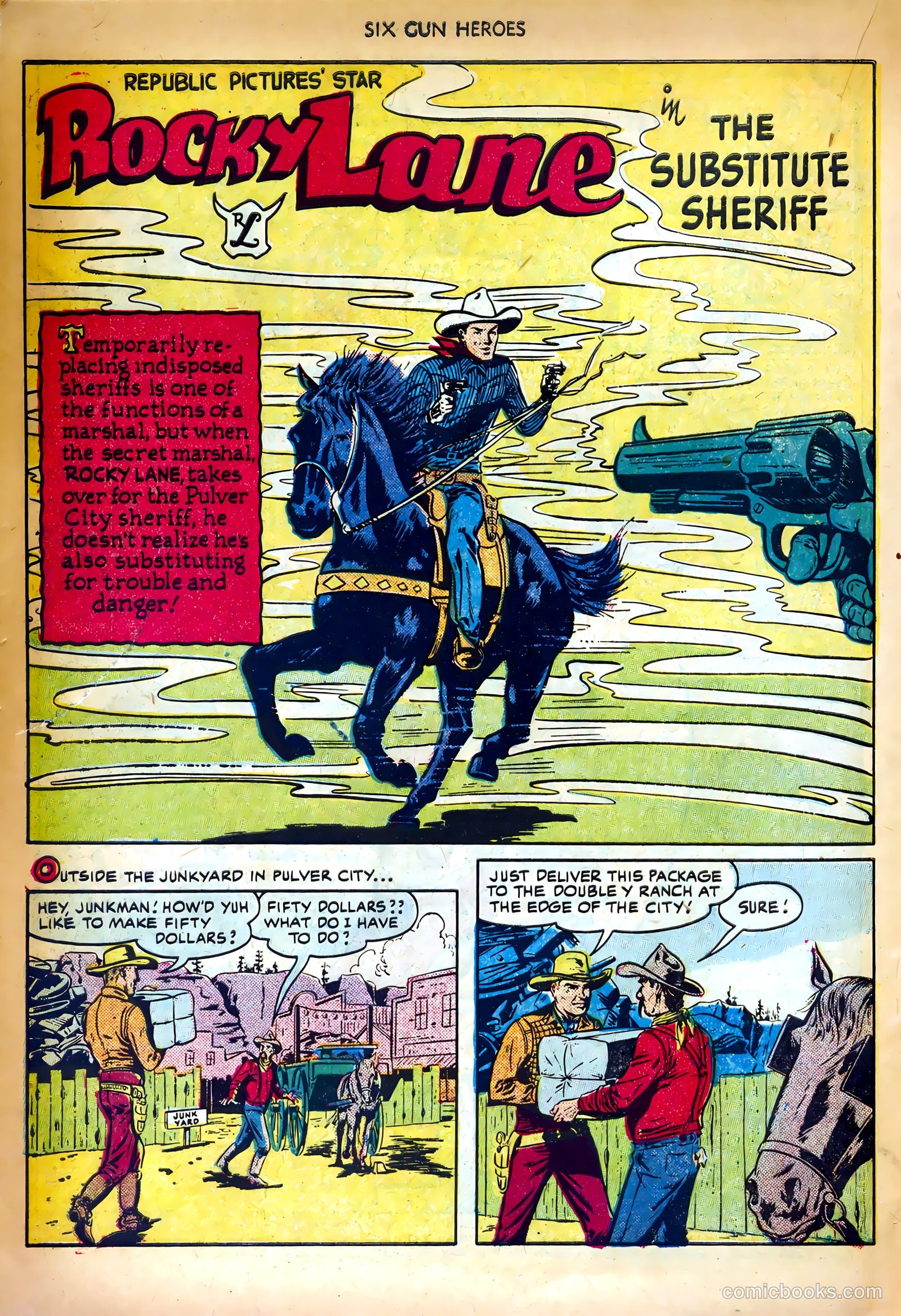 Six-Gun Heroes #10 (1951) — page 18 of 36