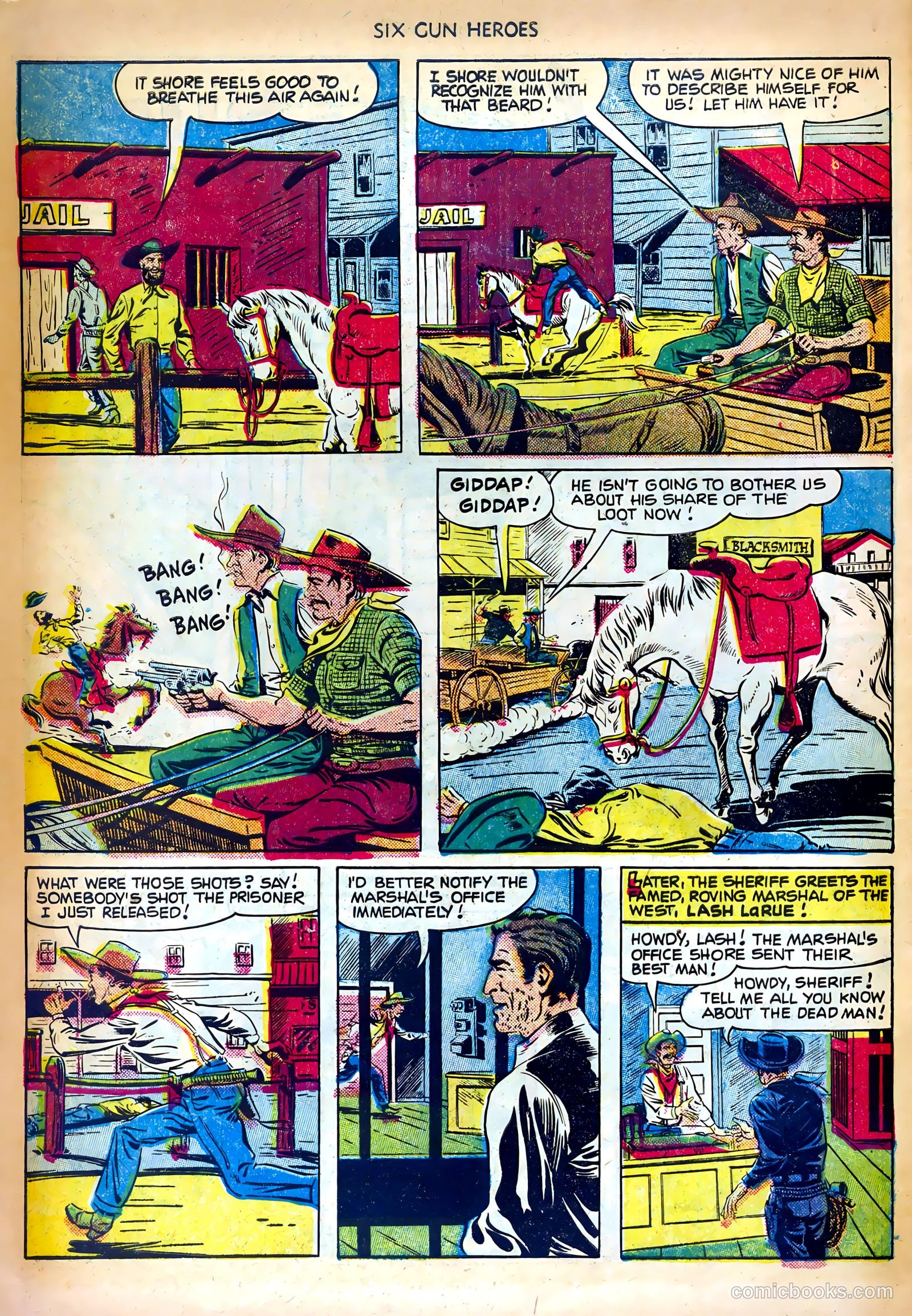 Six-Gun Heroes #10 (1951) — page 26 of 36