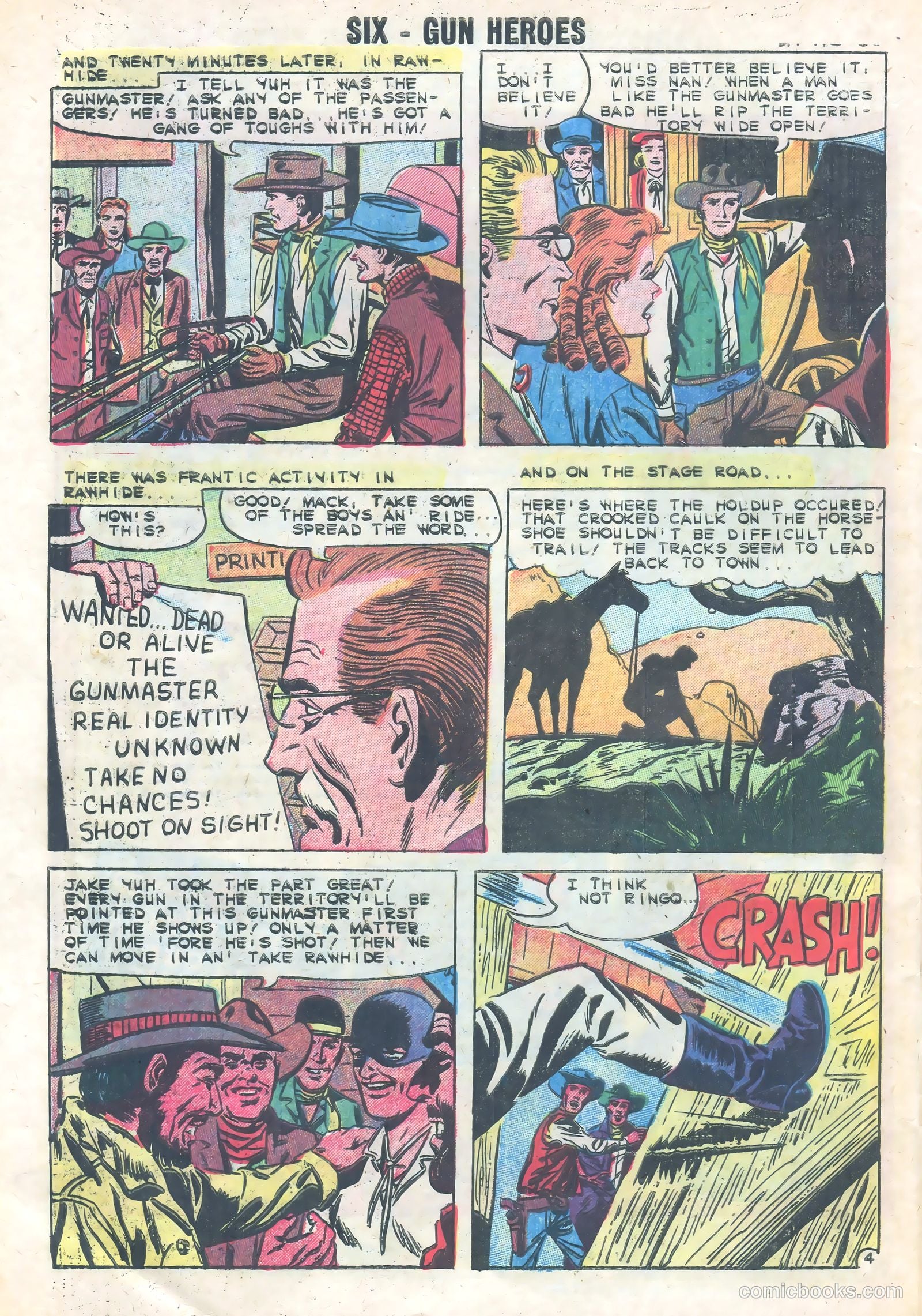 Six-Gun Heroes #10 (1961) — page 32 of 36