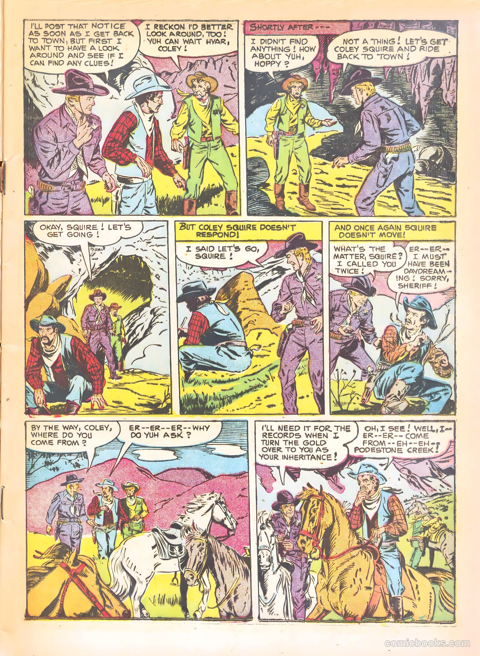 Six-Gun Heroes #11 (1951) — page 5 of 36