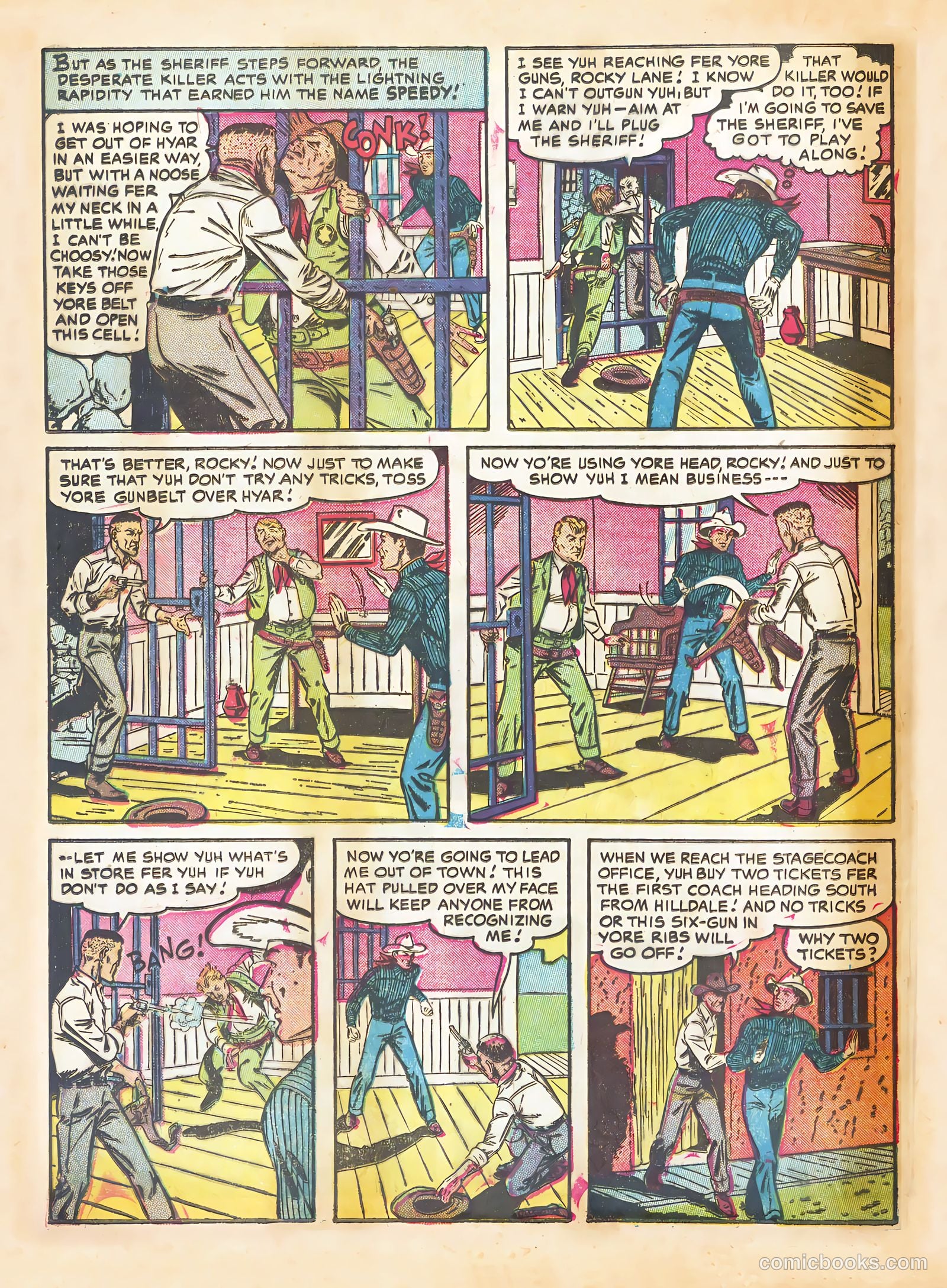 Six-Gun Heroes #11 (1951) — page 28 of 36