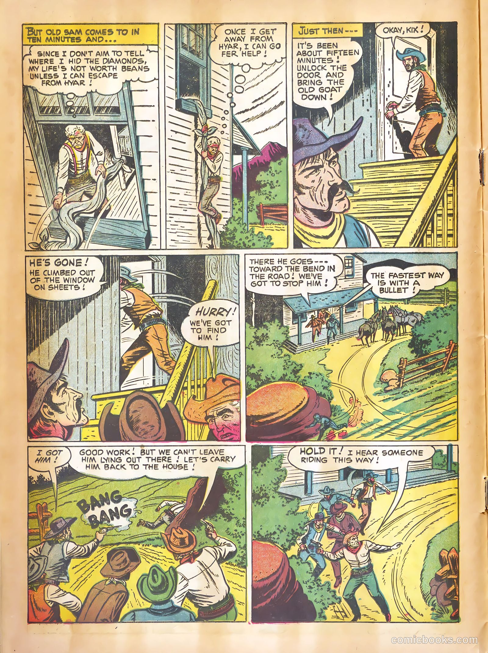 Six-Gun Heroes #11 (1949) — page 10 of 36
