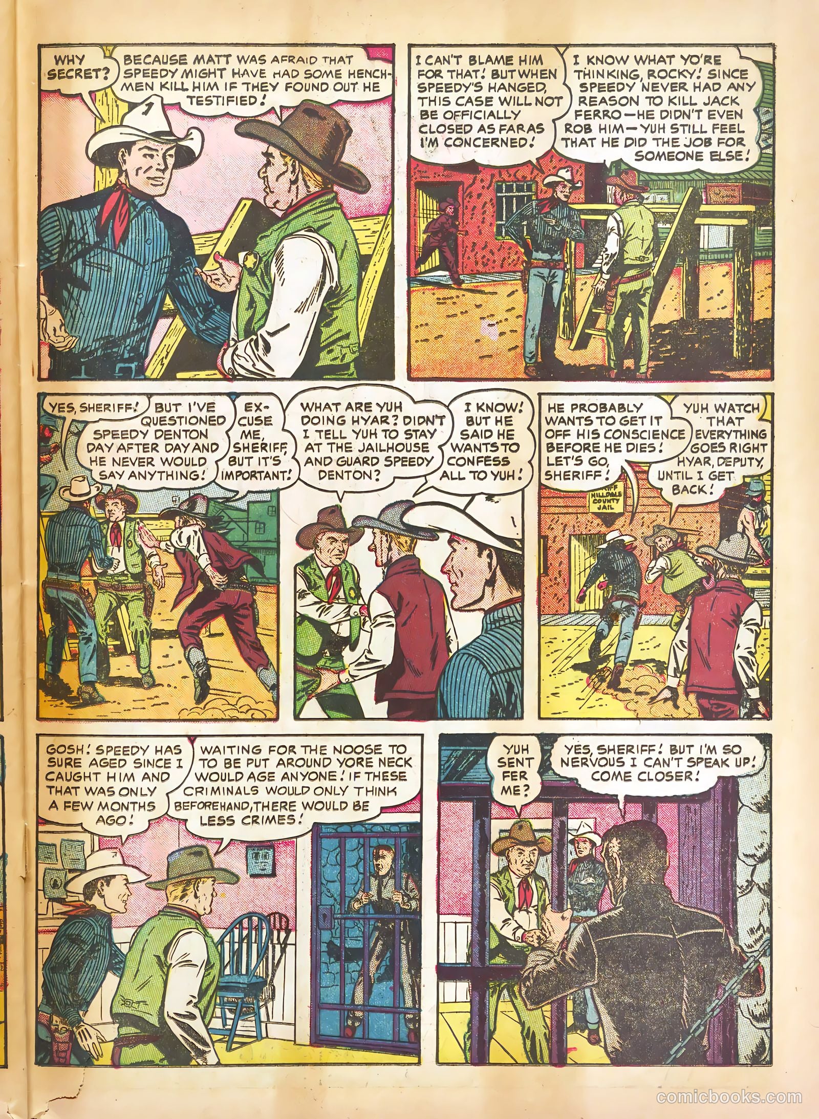 Six-Gun Heroes #11 (1949) — page 27 of 36