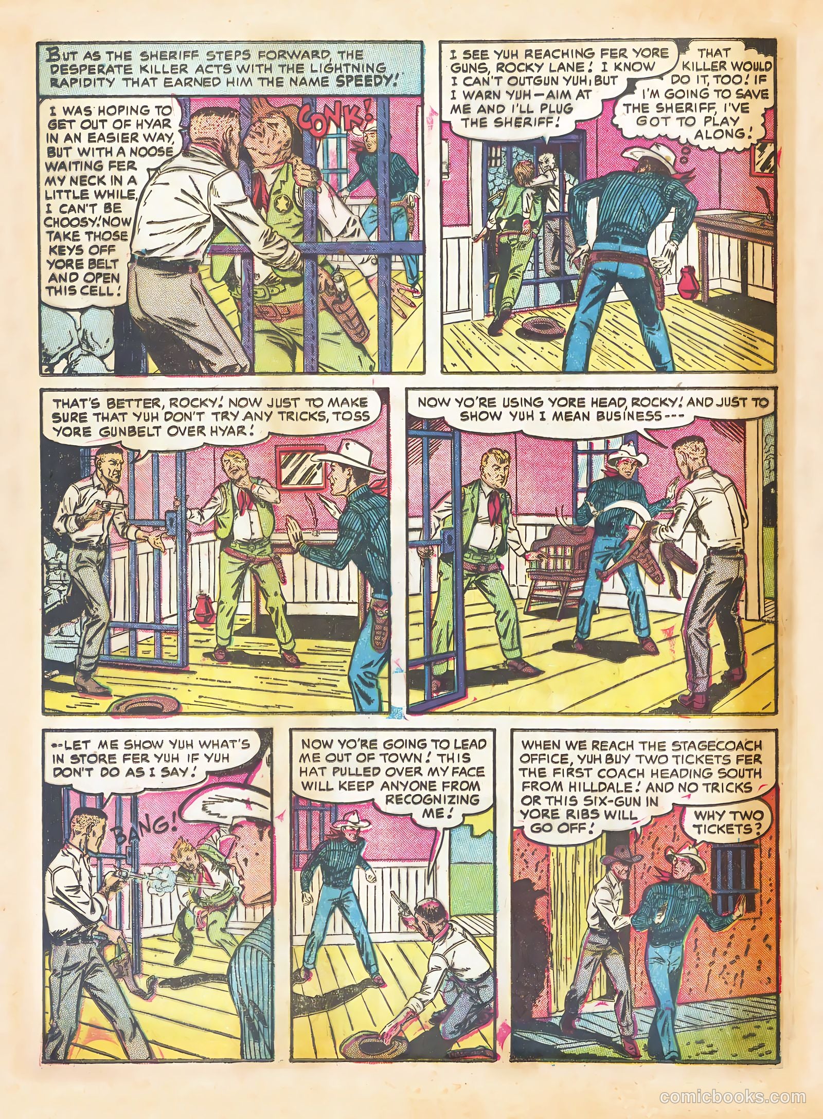 Six-Gun Heroes #11 (1949) — page 28 of 36