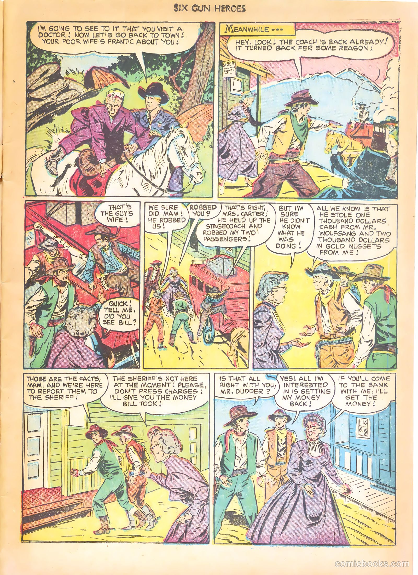 Six-Gun Heroes #12 (1952) — page 5 of 36