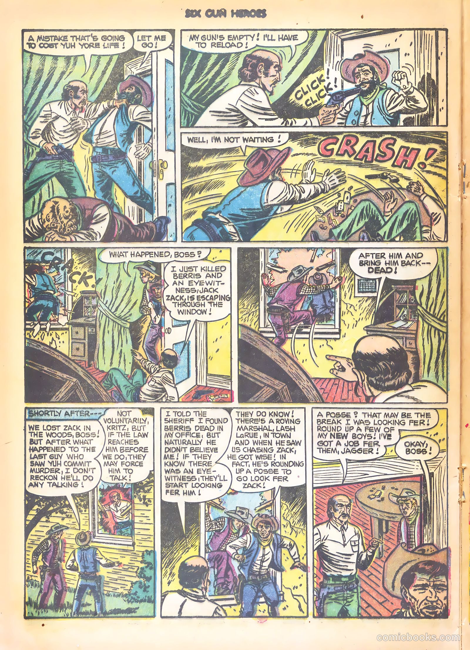 Six-Gun Heroes #12 (1952) — page 20 of 36