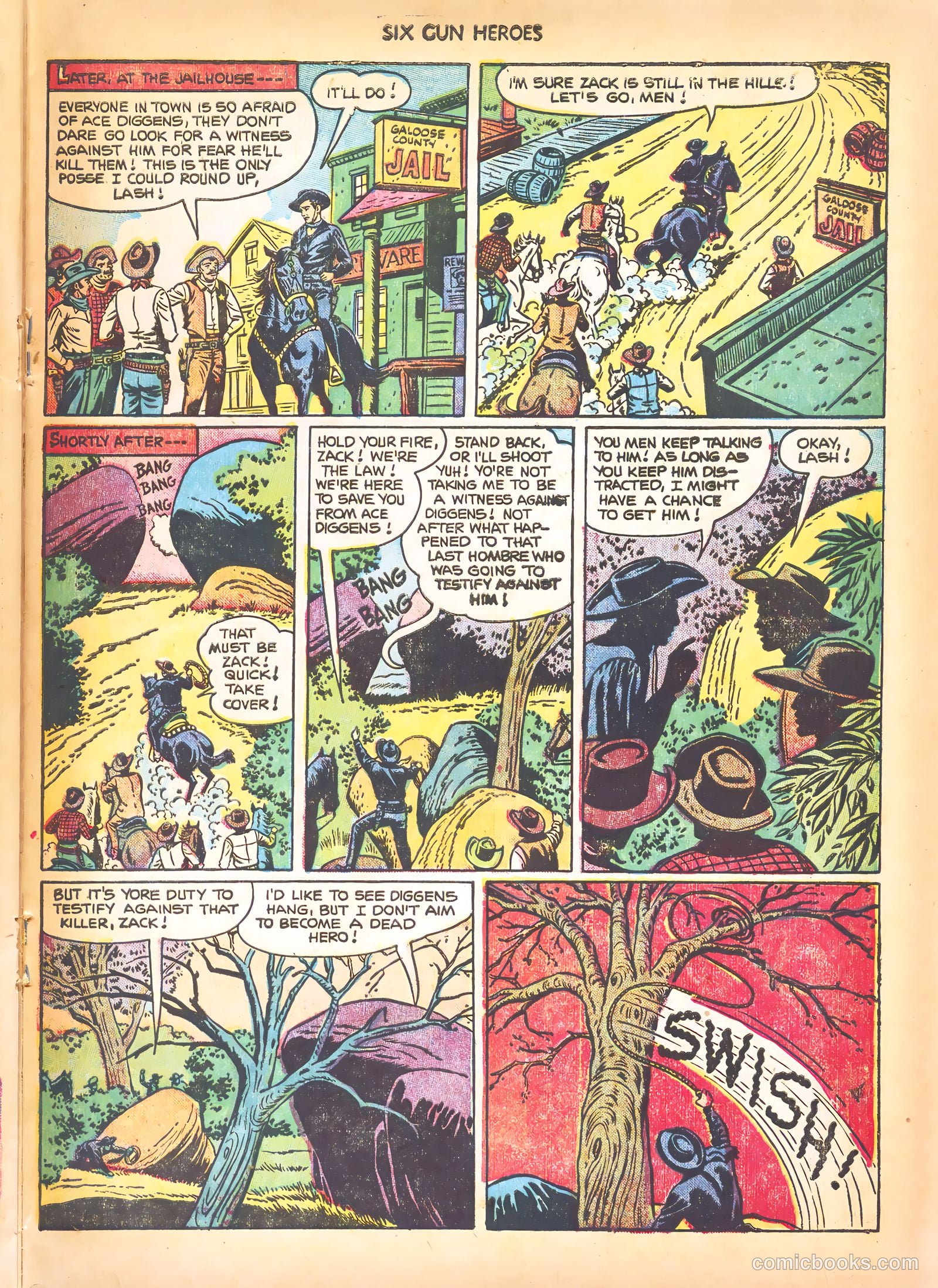 Six-Gun Heroes #12 (1952) — page 21 of 36