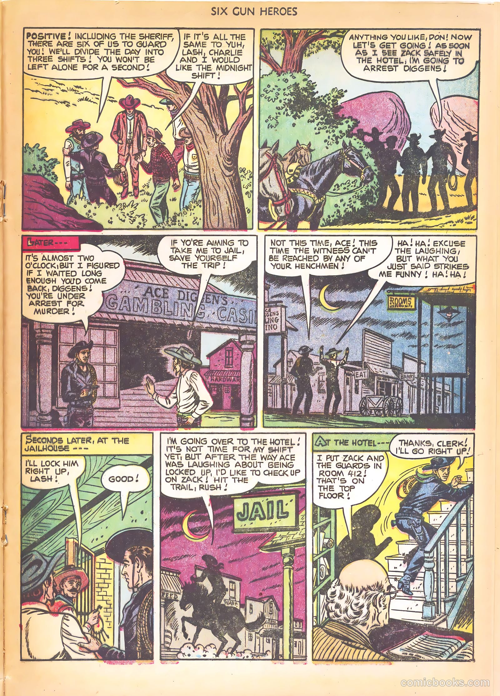 Six-Gun Heroes #12 (1952) — page 23 of 36