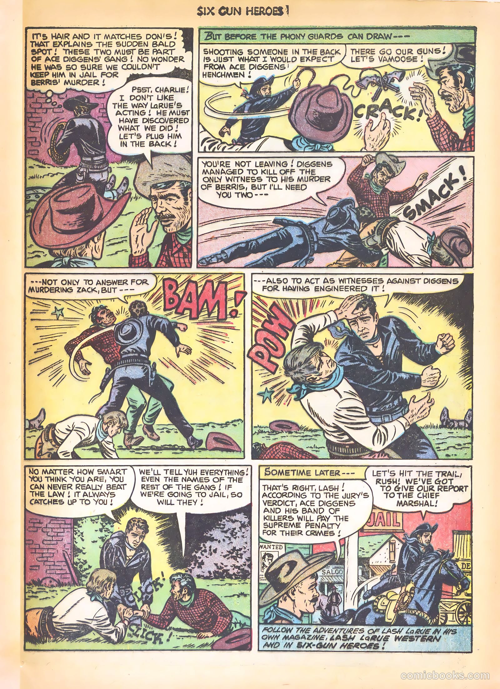 Six-Gun Heroes #12 (1952) — page 25 of 36