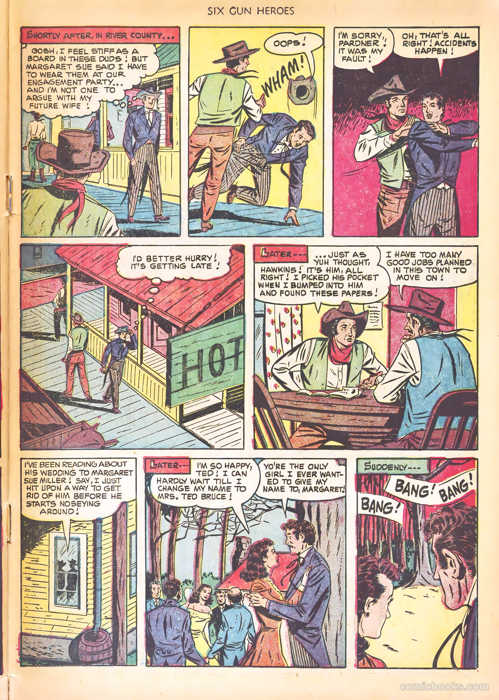 Six-Gun Heroes #12 (1952) — page 27 of 36