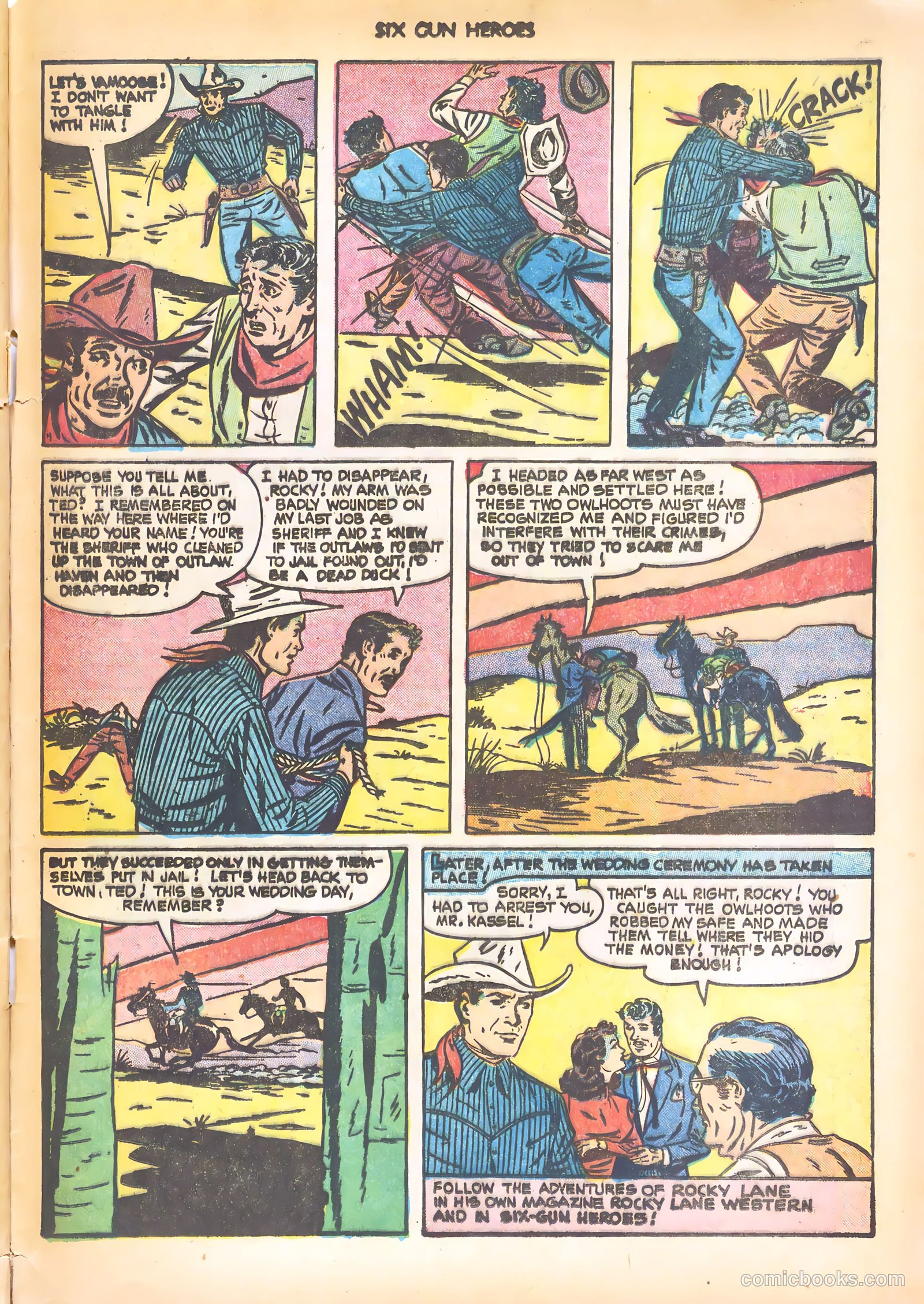 Six-Gun Heroes #12 (1952) — page 33 of 36