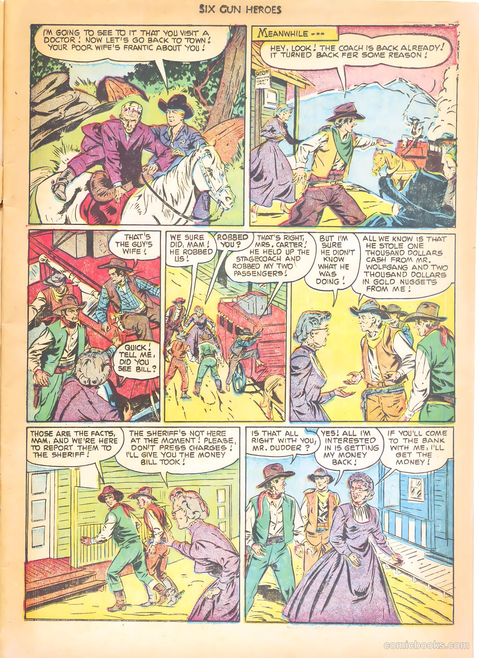 Six-Gun Heroes #12 (1952) — page 5 of 36