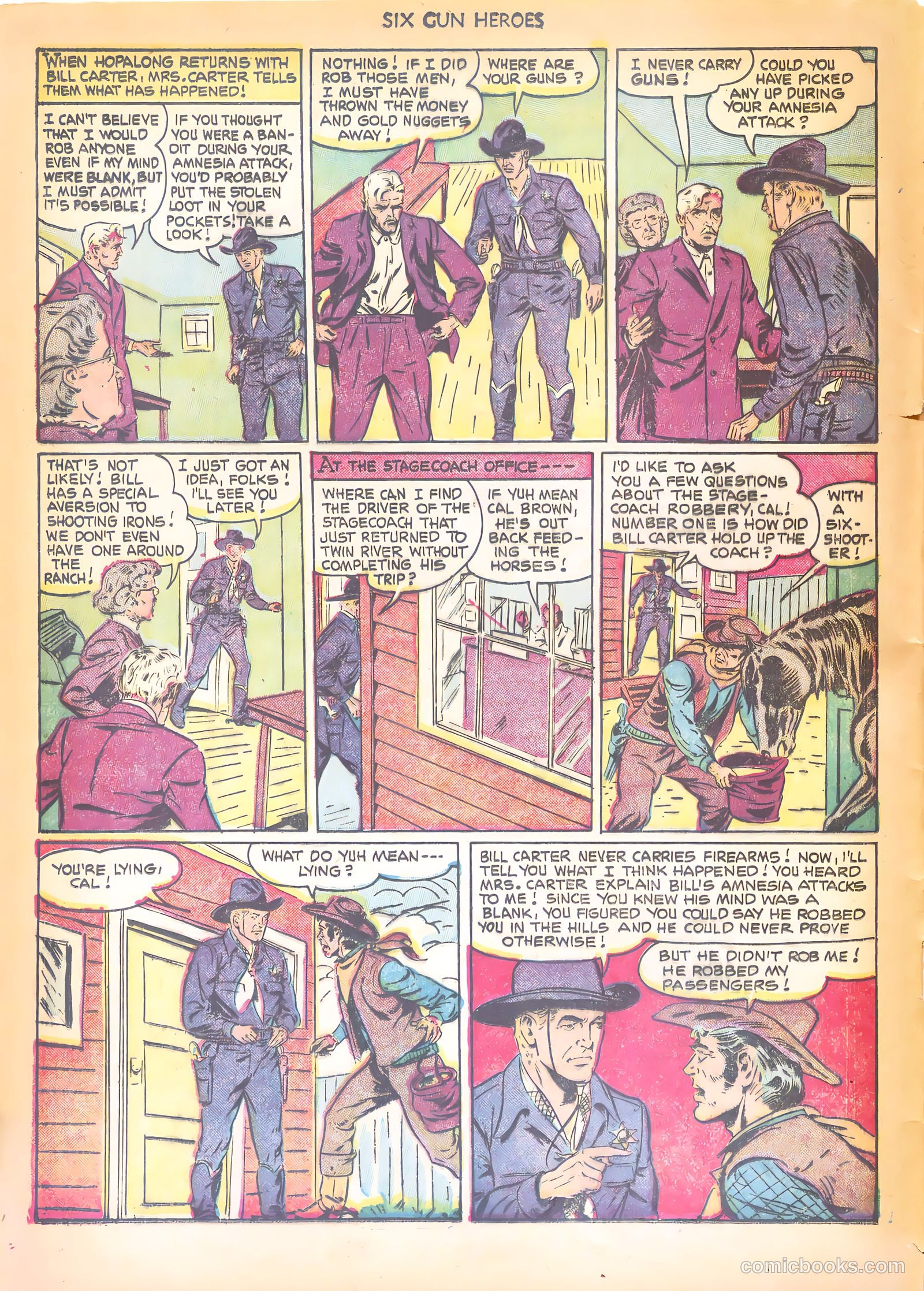Six-Gun Heroes #12 (1952) — page 6 of 36