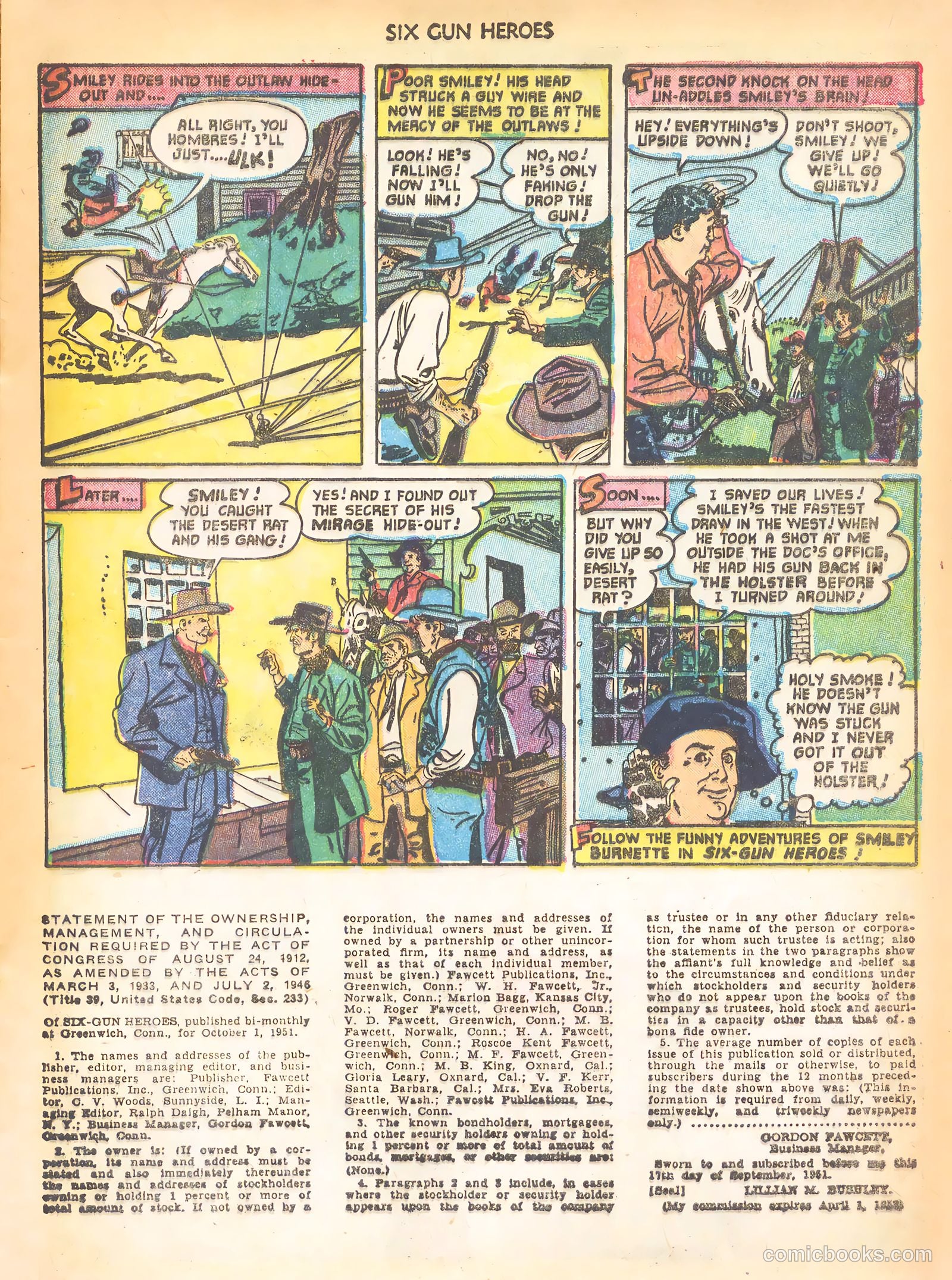 Six-Gun Heroes #12 (1952) — page 17 of 36