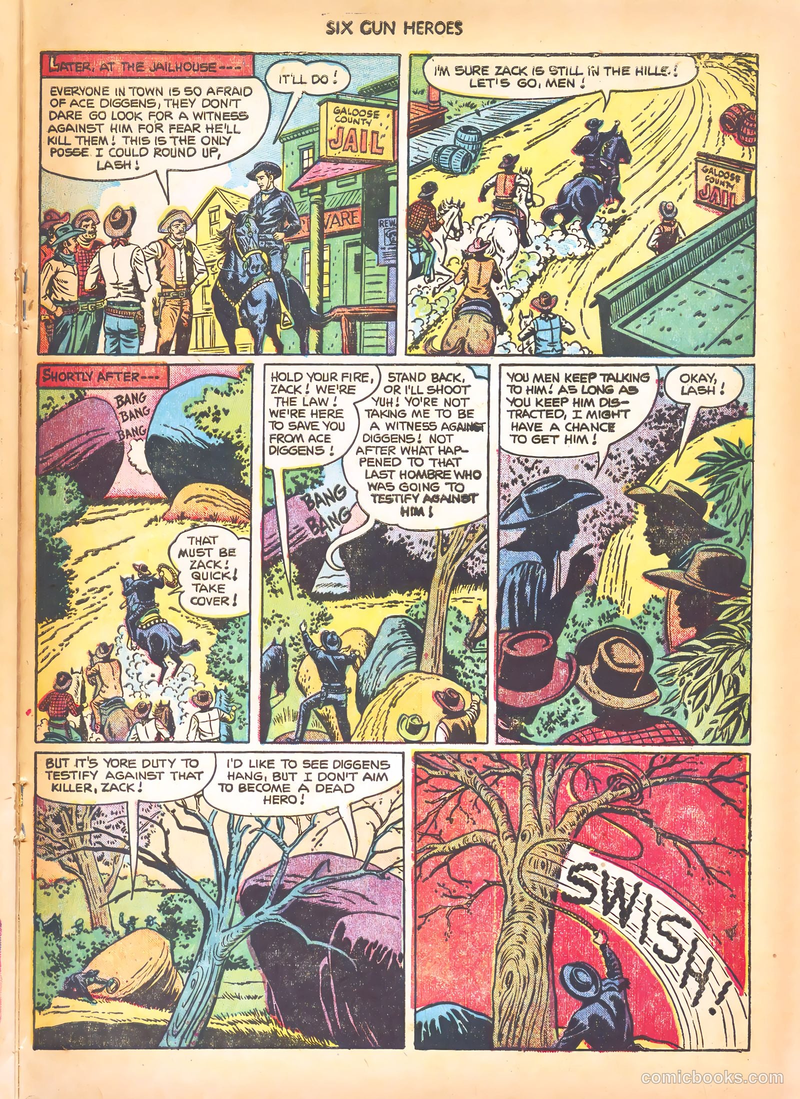 Six-Gun Heroes #12 (1952) — page 21 of 36