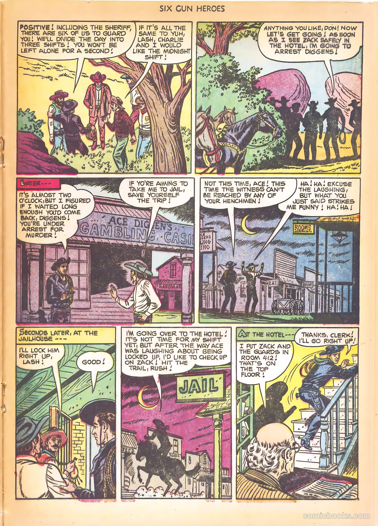 Six-Gun Heroes #12 (1952) — page 23 of 36