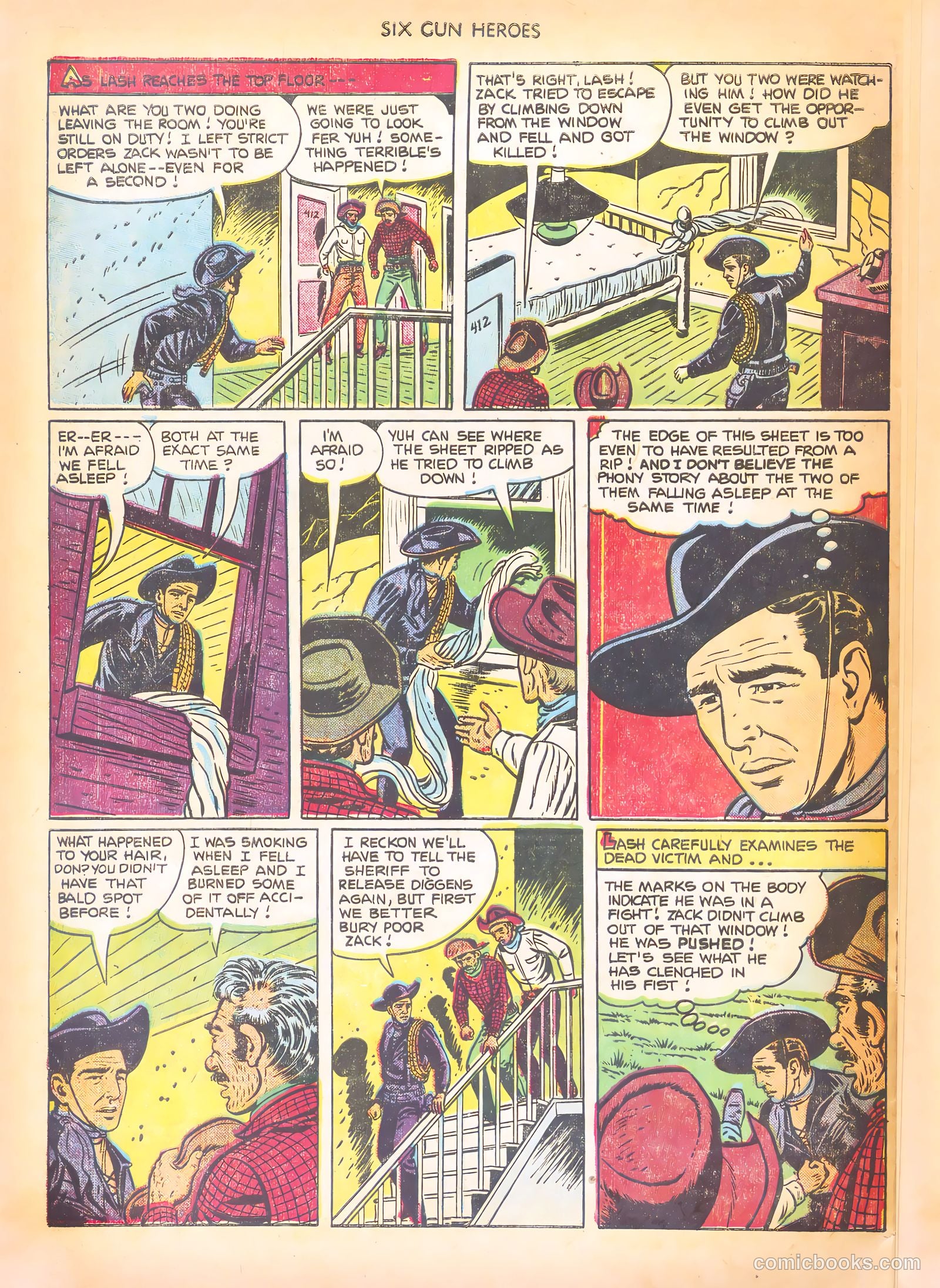 Six-Gun Heroes #12 (1952) — page 24 of 36