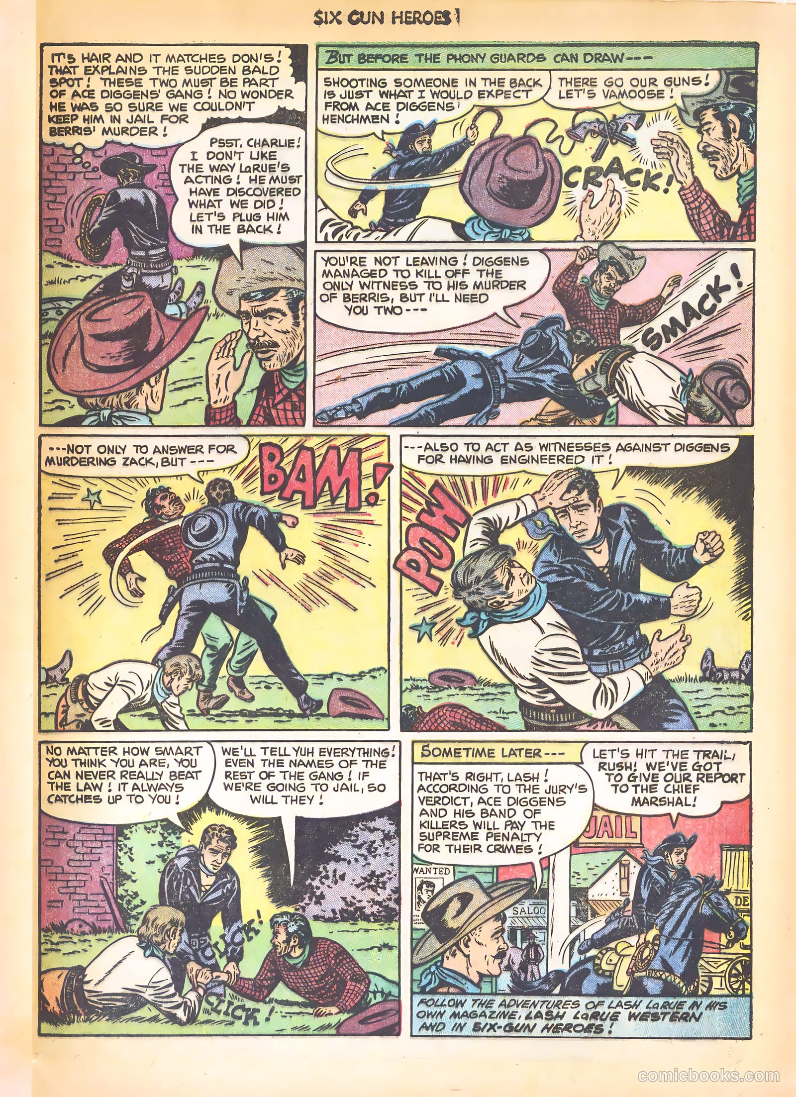Six-Gun Heroes #12 (1952) — page 25 of 36